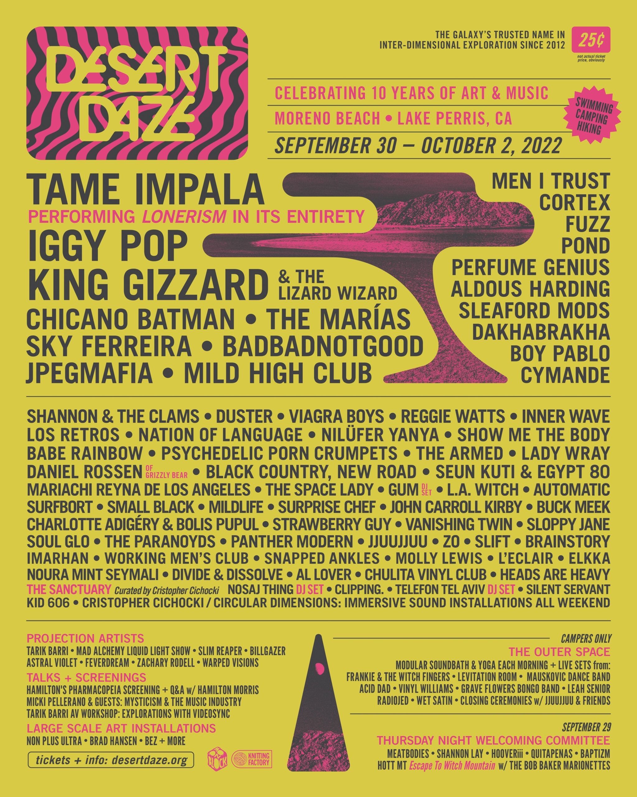 Desert Daze Announces 2022 Lineup