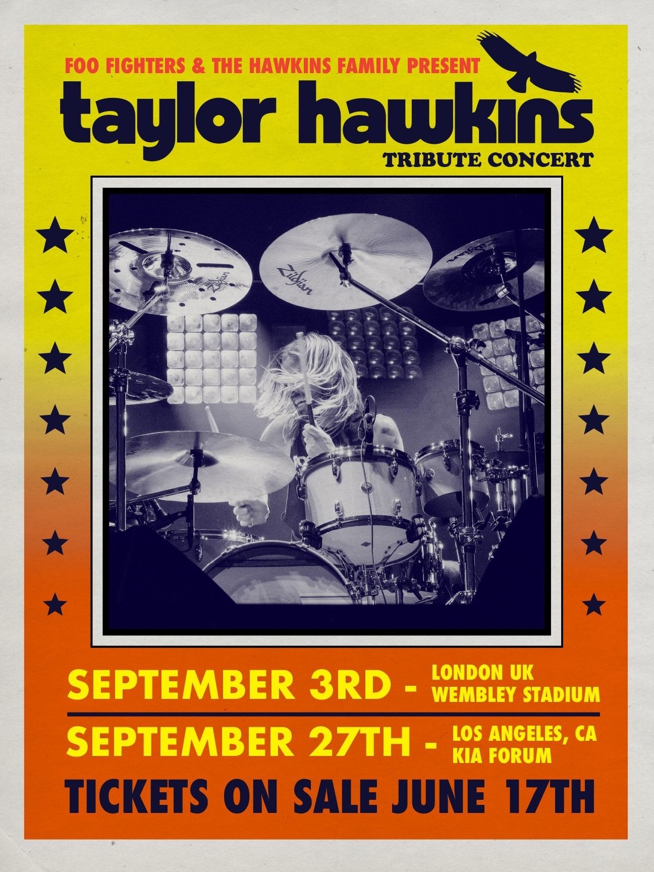 FOO FIGHTERS & THE HAWKINS FAMILY Present THE TAYLOR HAWKINS TRIBUTE CONCERTS