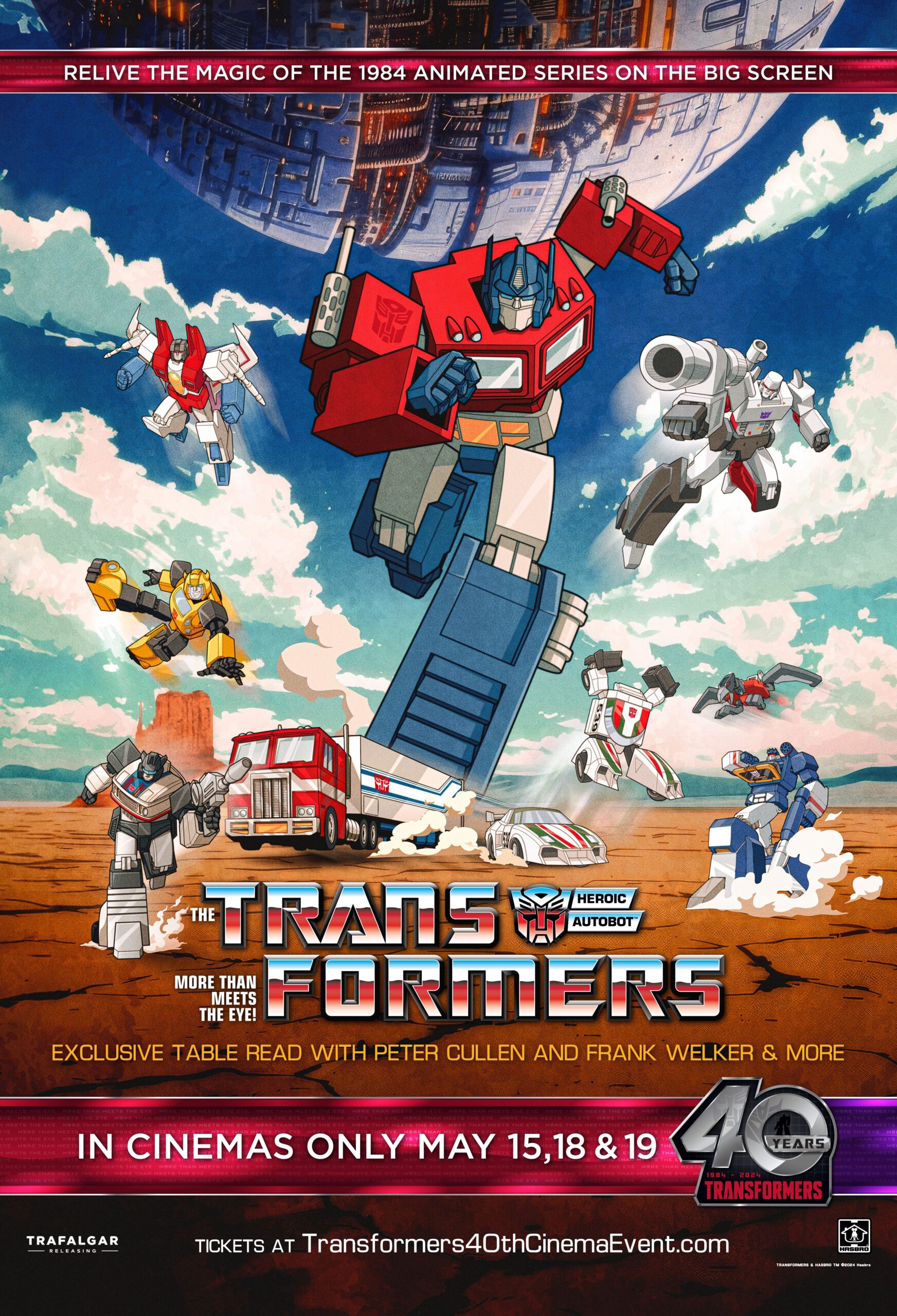 HASBRO ANNOUNCES TILL ALL ARE ONE: TRANSFORMERS 40th ANNIVERSARY EVENT