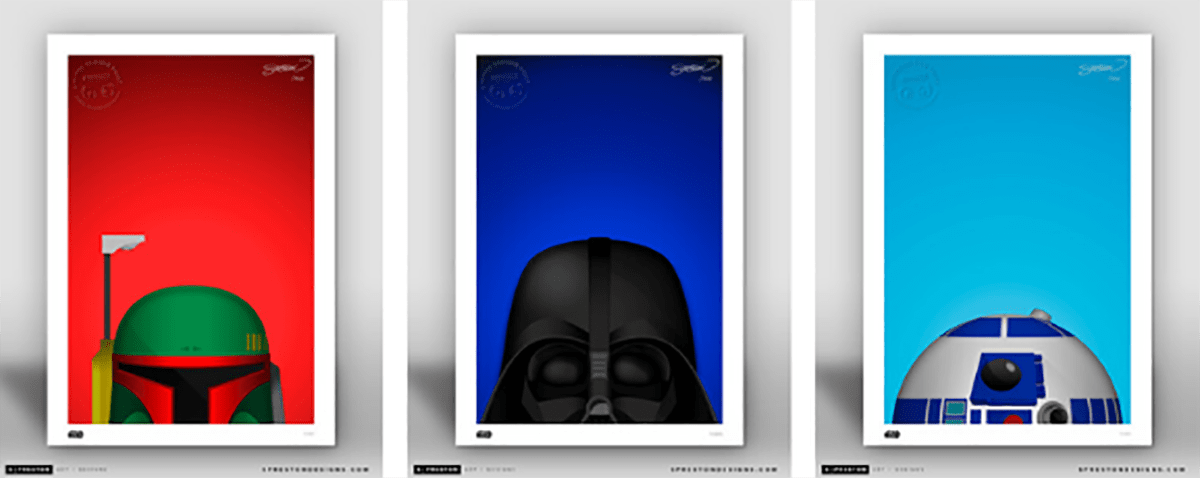S. Preston Releases New Star Wars Minimalist Series