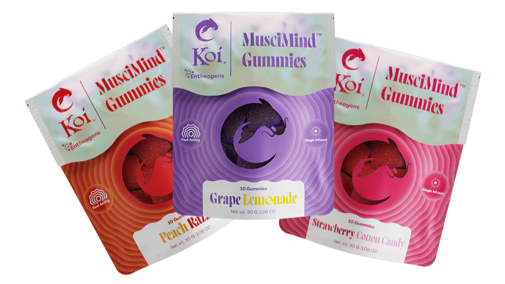 INTRODUCING KOI MUSCIMIND MUSHROOM GUMMIES