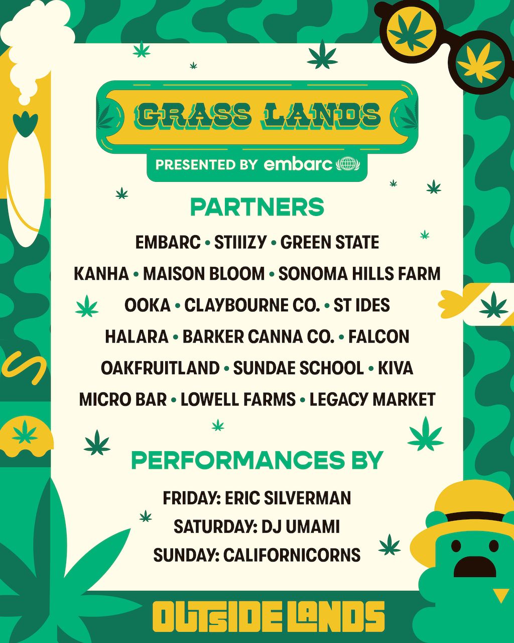 Outside Lands 2024 Unveils Cutting-Edge Grass Lands Programming by Embarc!