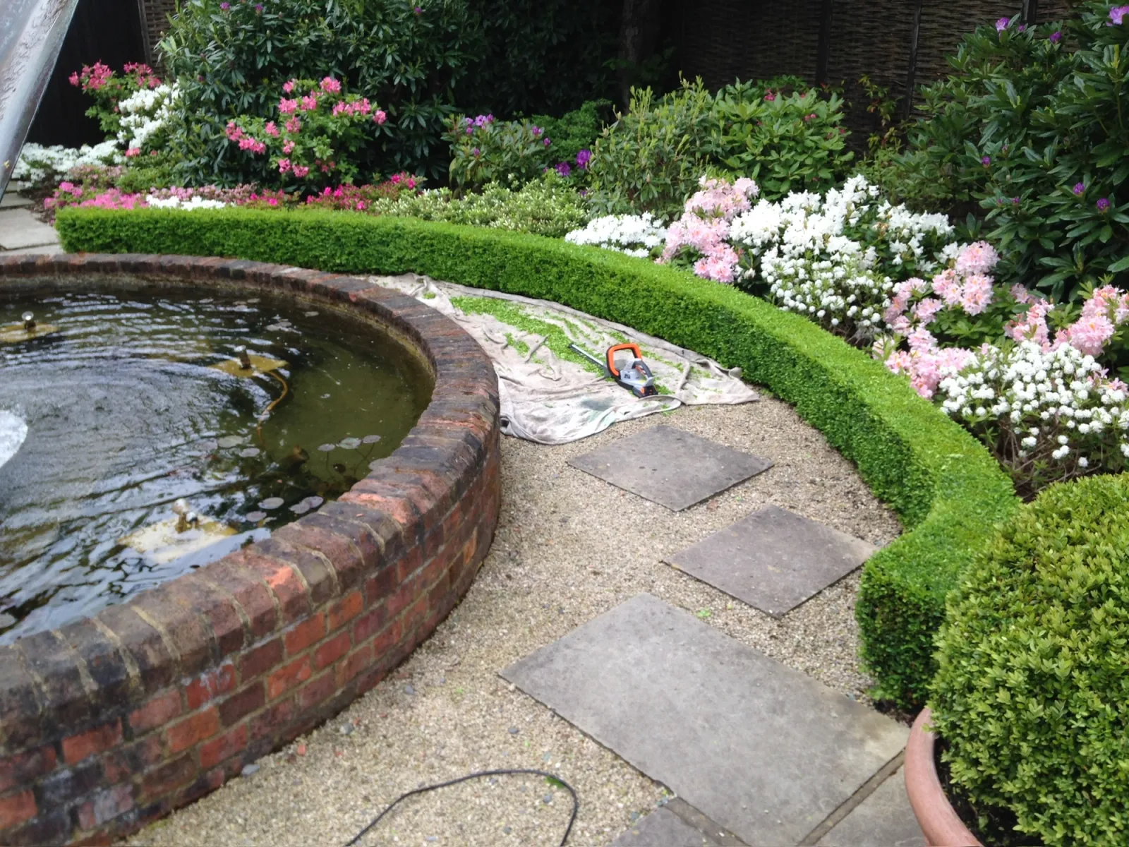 Maintaining water features