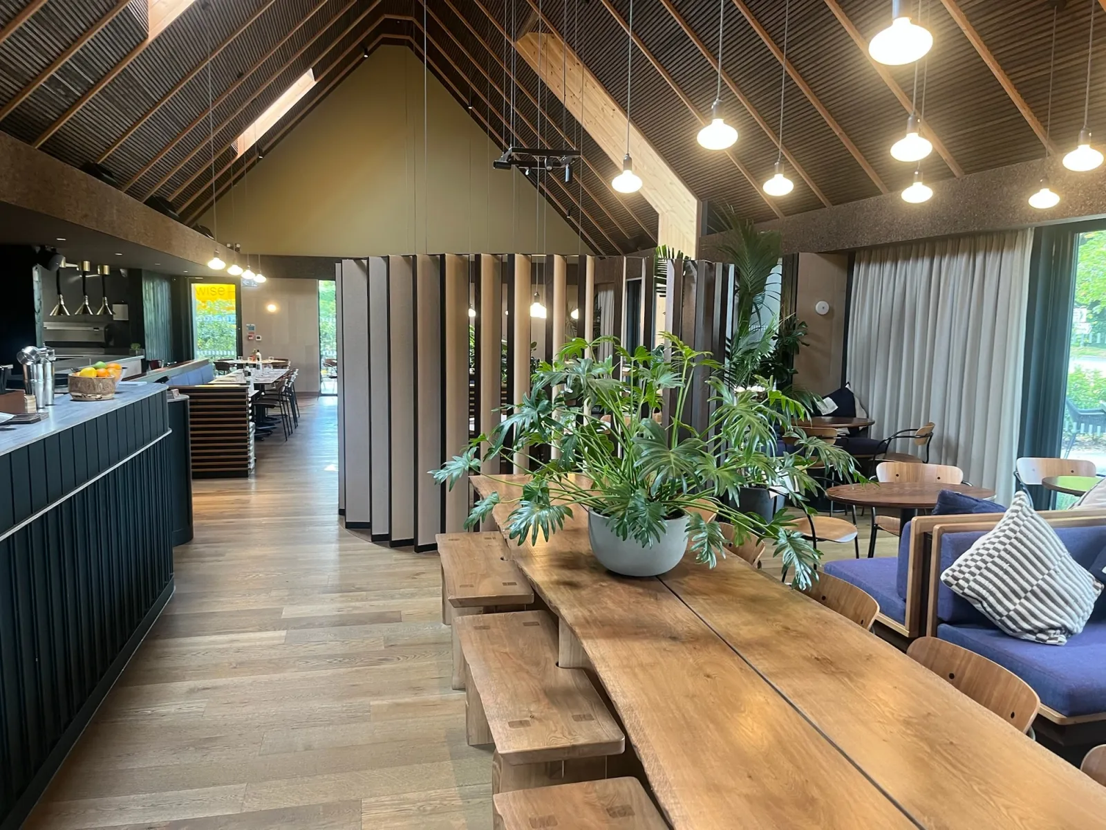 Venue interior plants