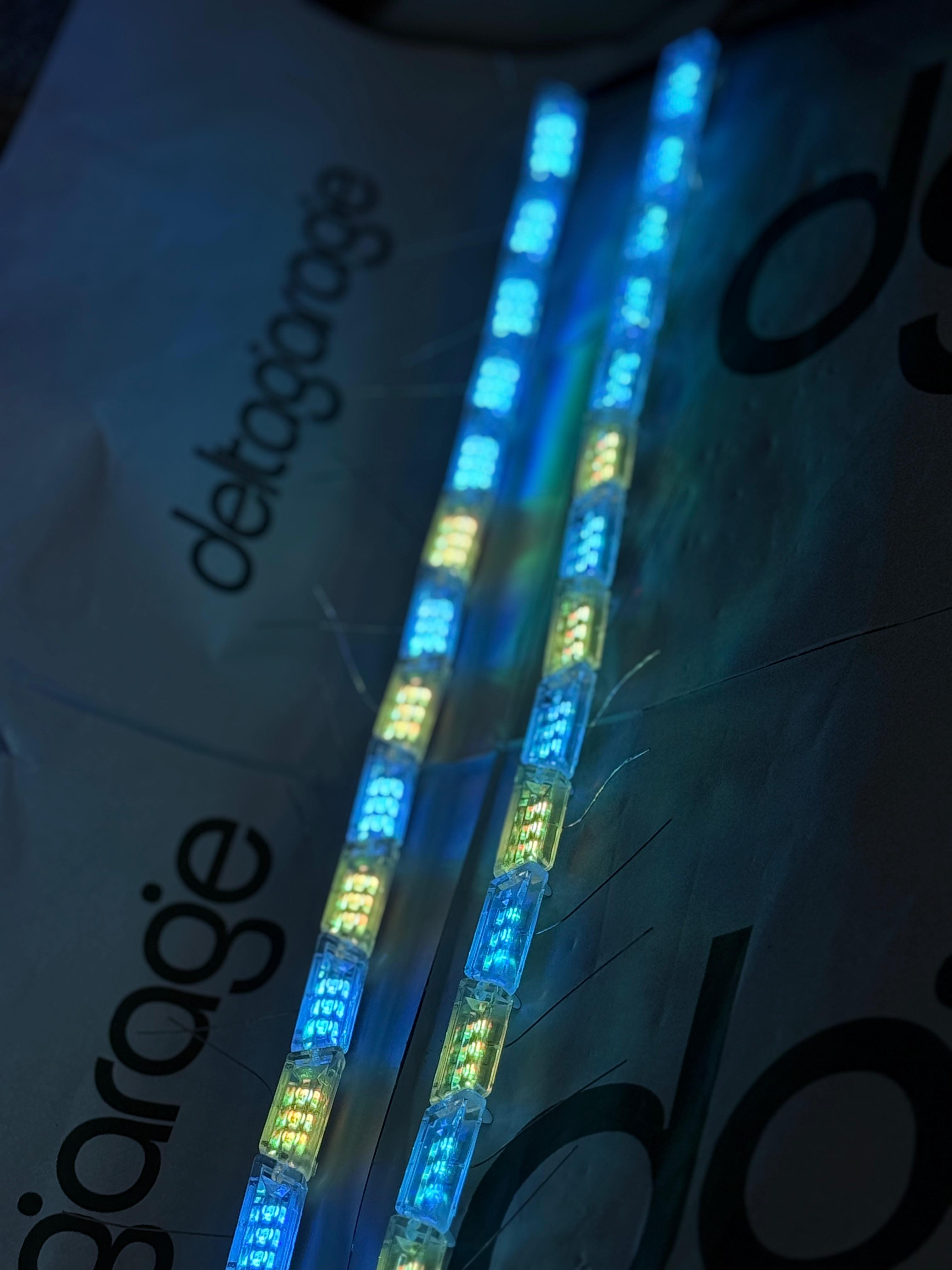 Rgb crystal drl dot type with indicator