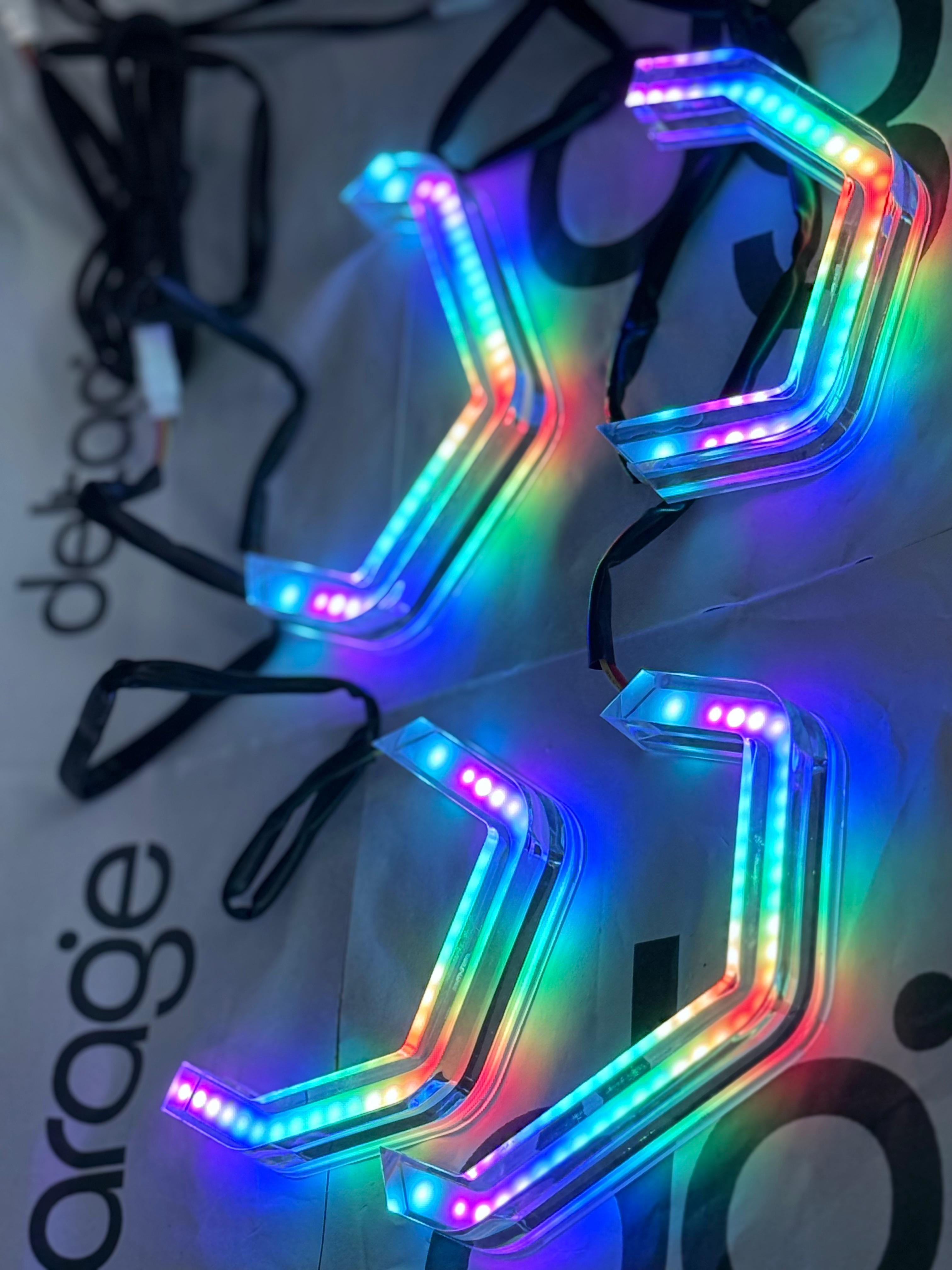 Crystal 4 pc rgb bmw  drl