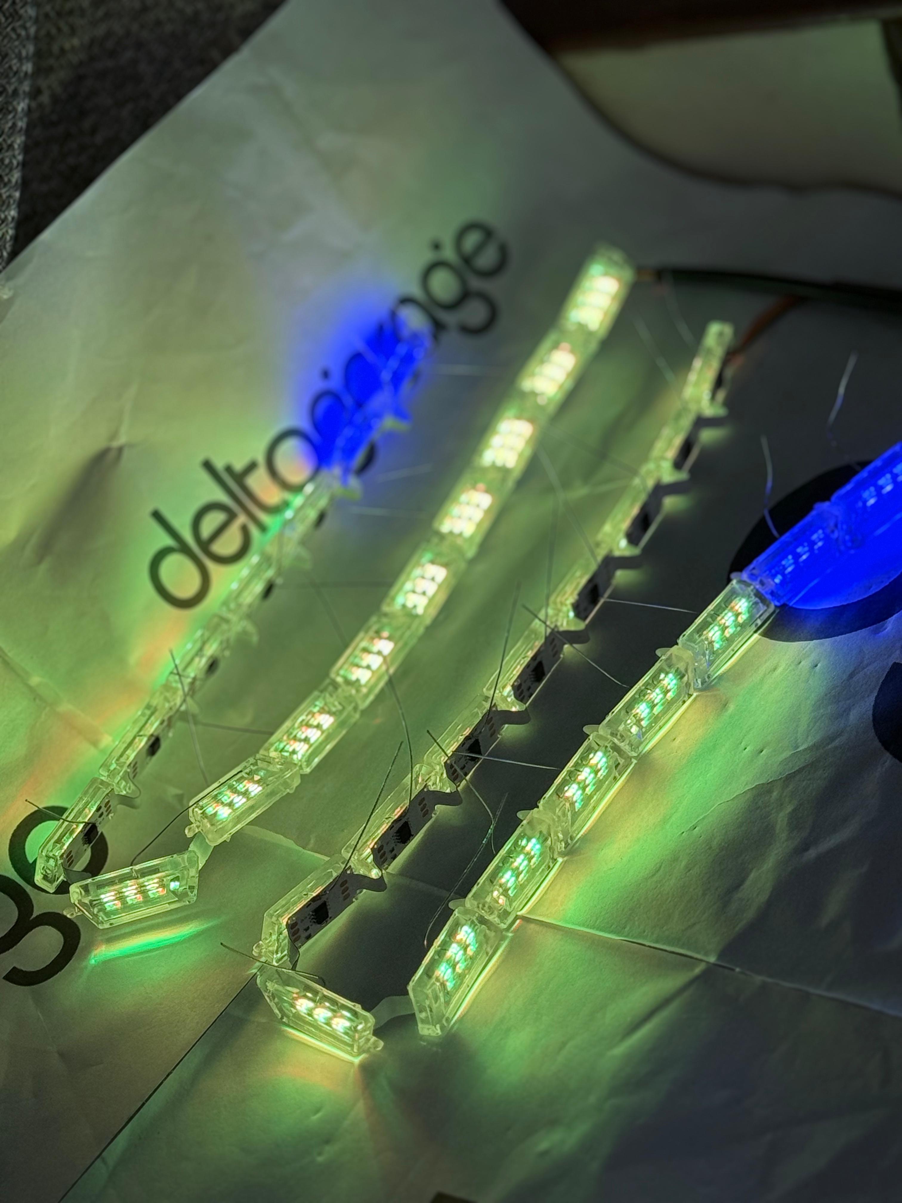 Rgb crystal drl dot type with indicator