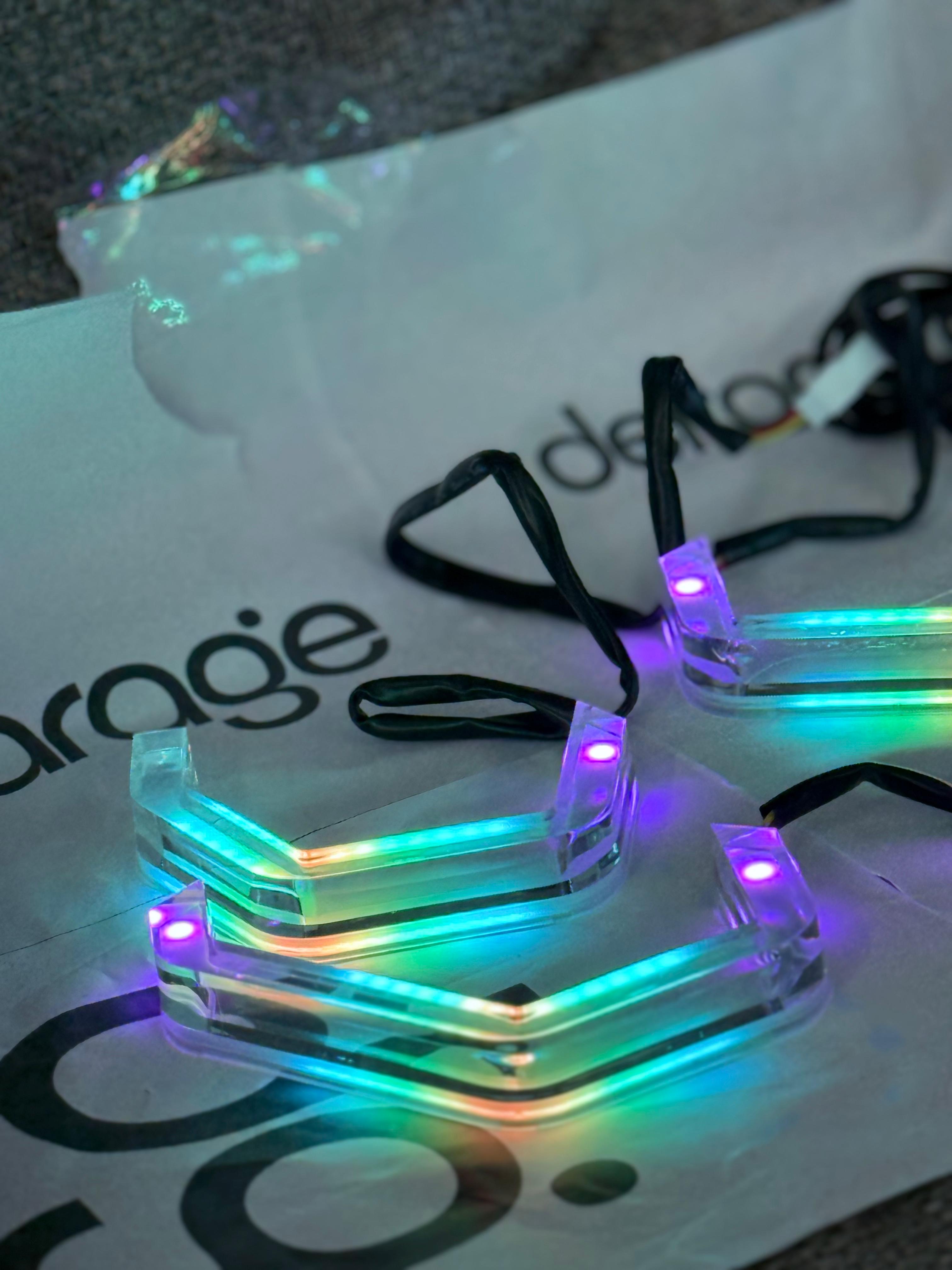 Crystal 4 pc rgb bmw  drl
