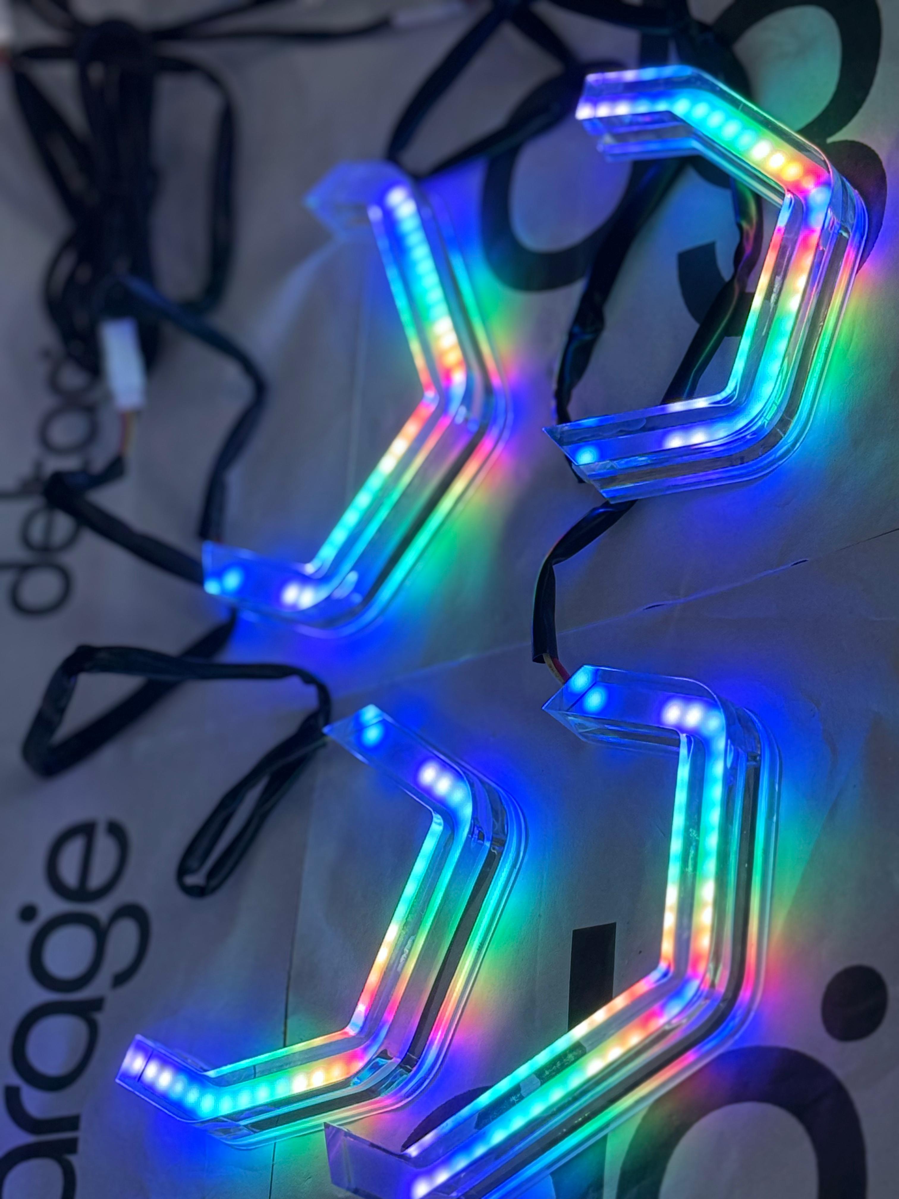Crystal 4 pc rgb bmw  drl