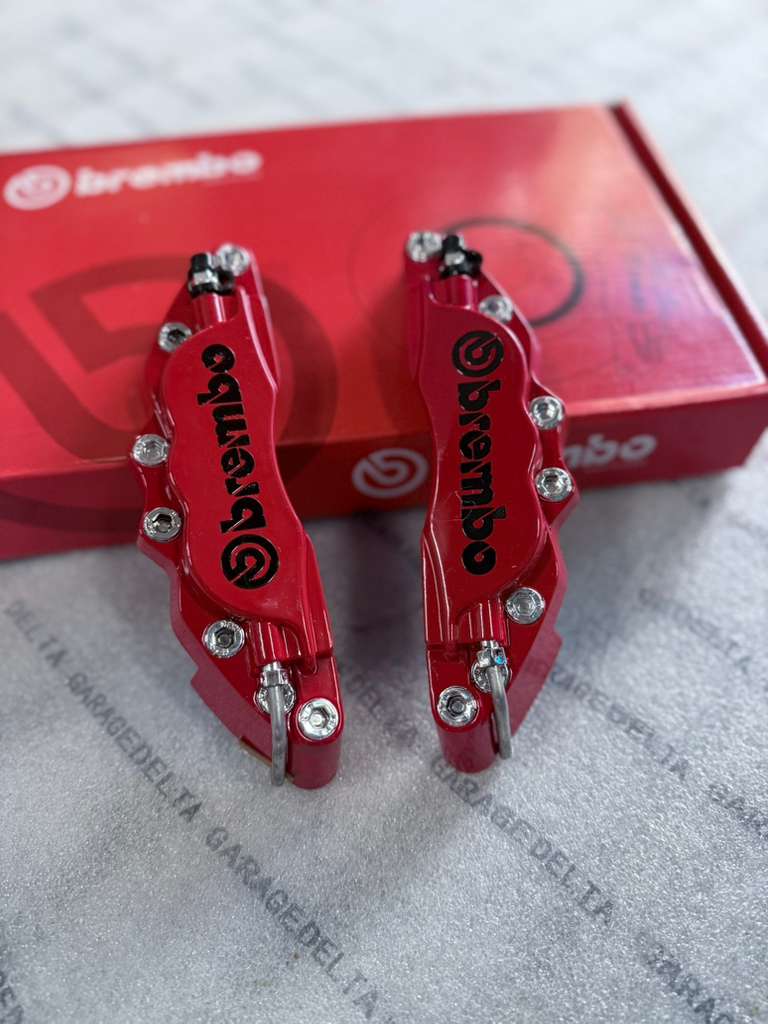 BREMBO CALIPER COVER  PLASTIC  SMALL RED