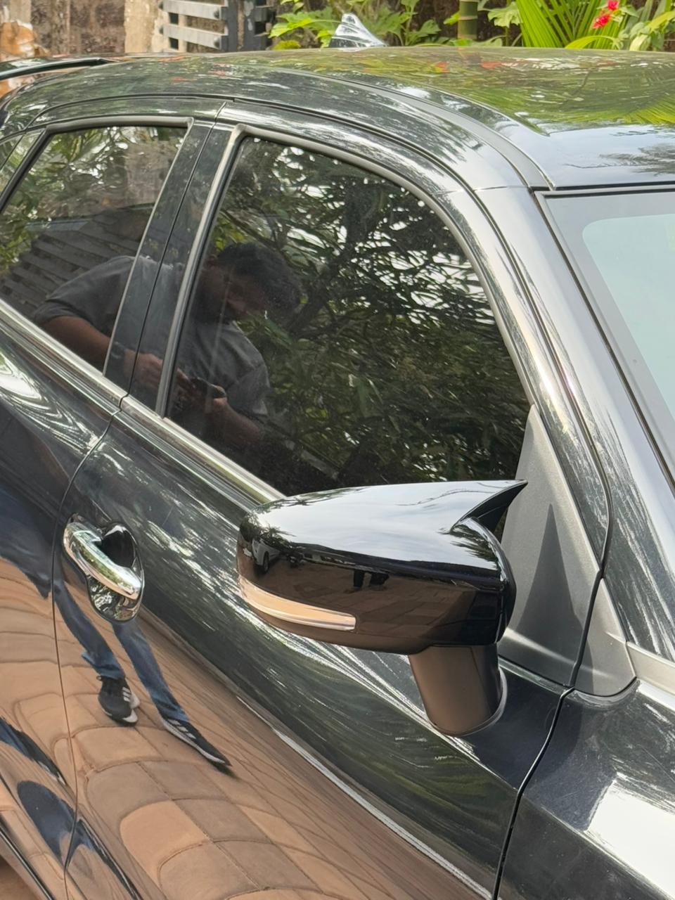 Batman Style Mirror Cover for Baleno