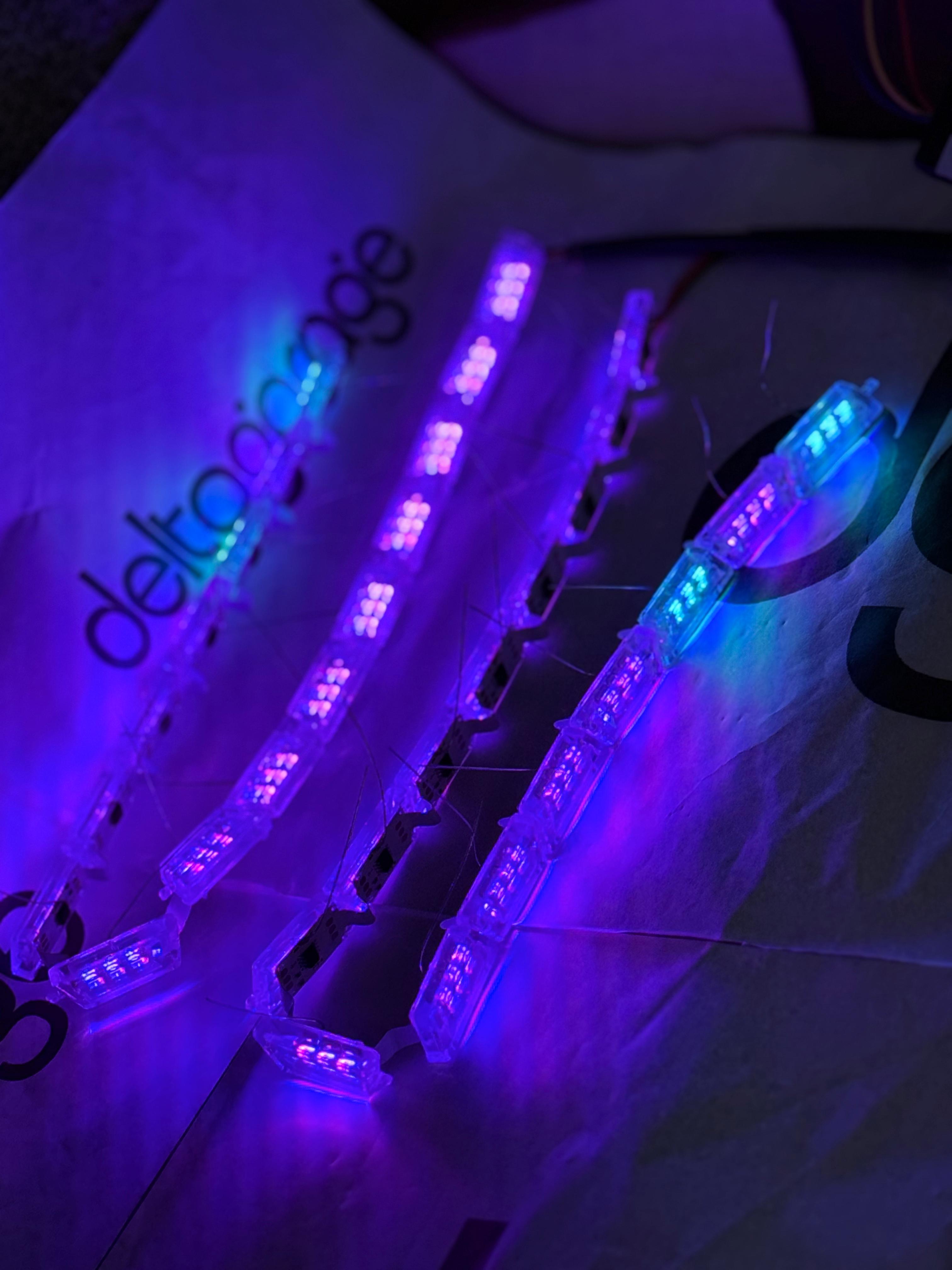 Rgb crystal drl dot type with indicator