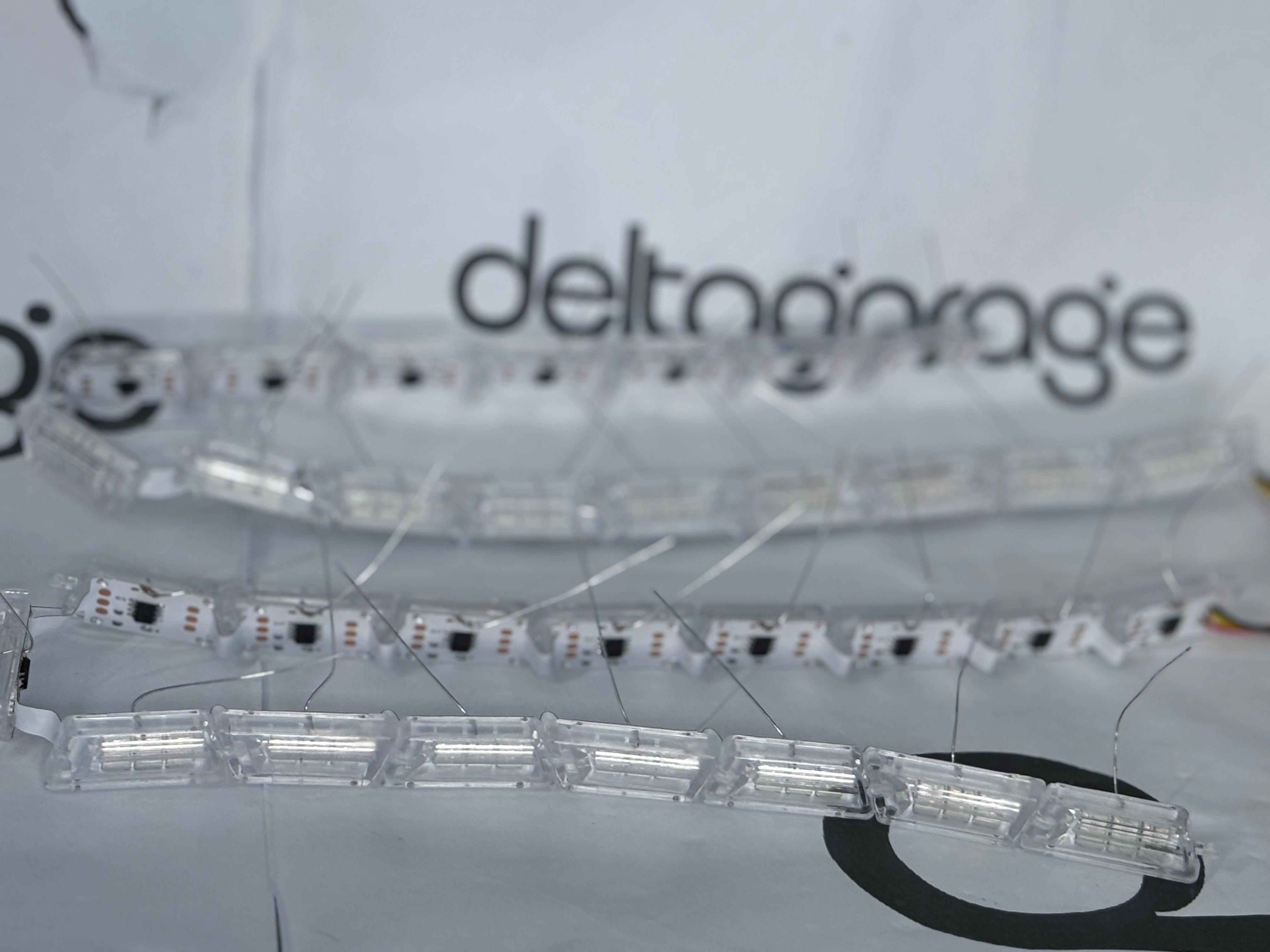 Rgb crystal drl dot type with indicator