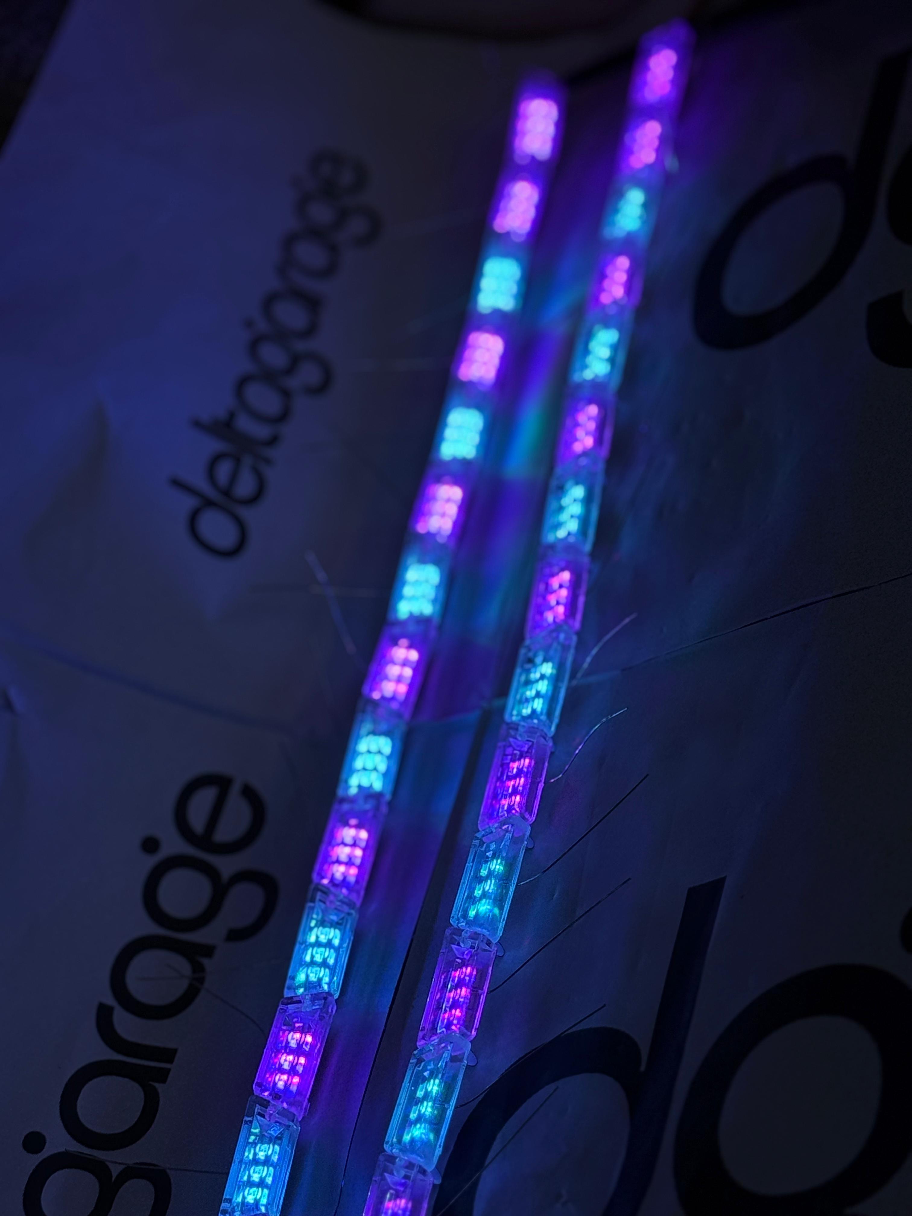Rgb crystal drl dot type with indicator