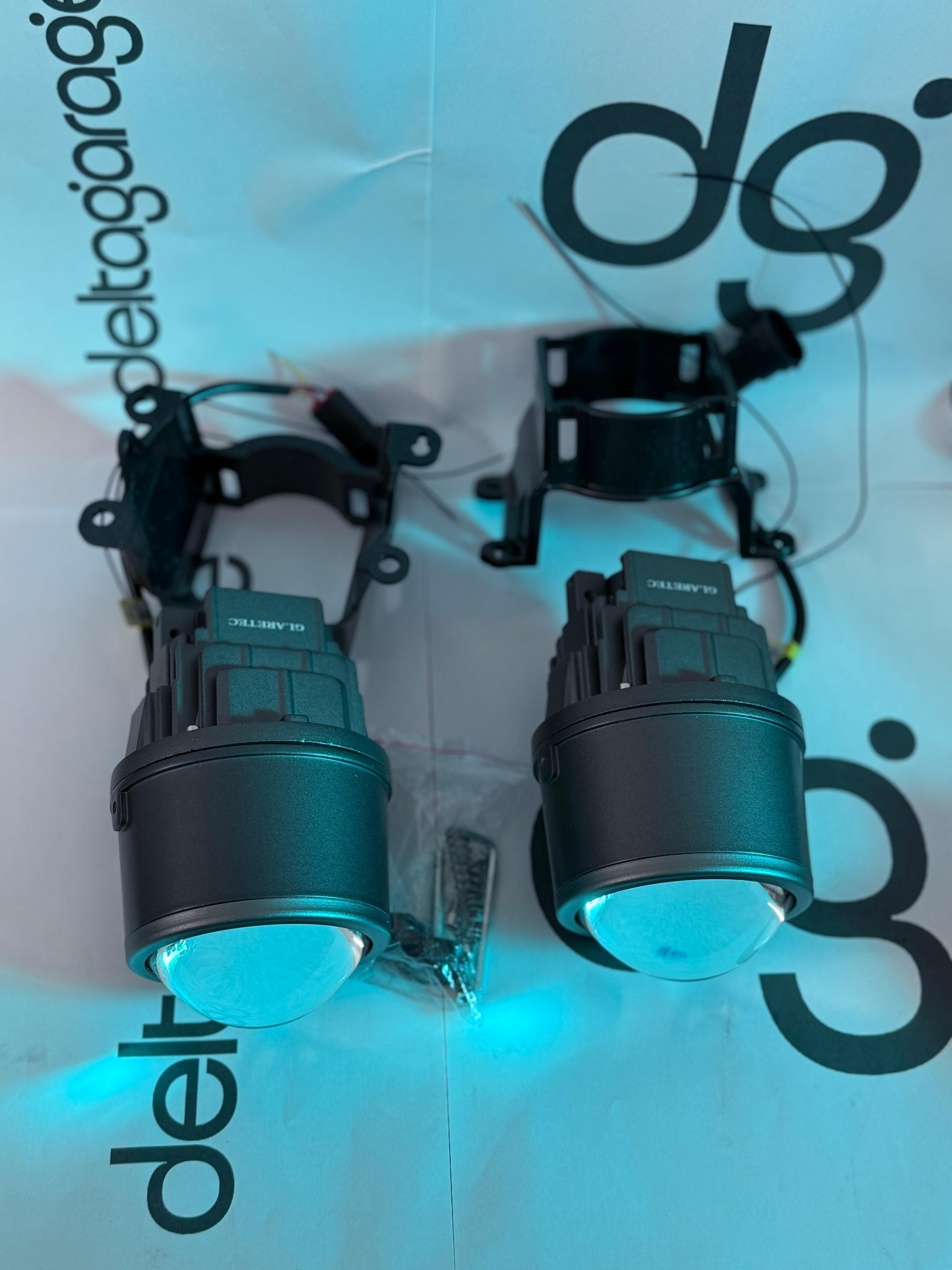 GLARETEC 3 INCH TRI COLOUR FOG LAMP