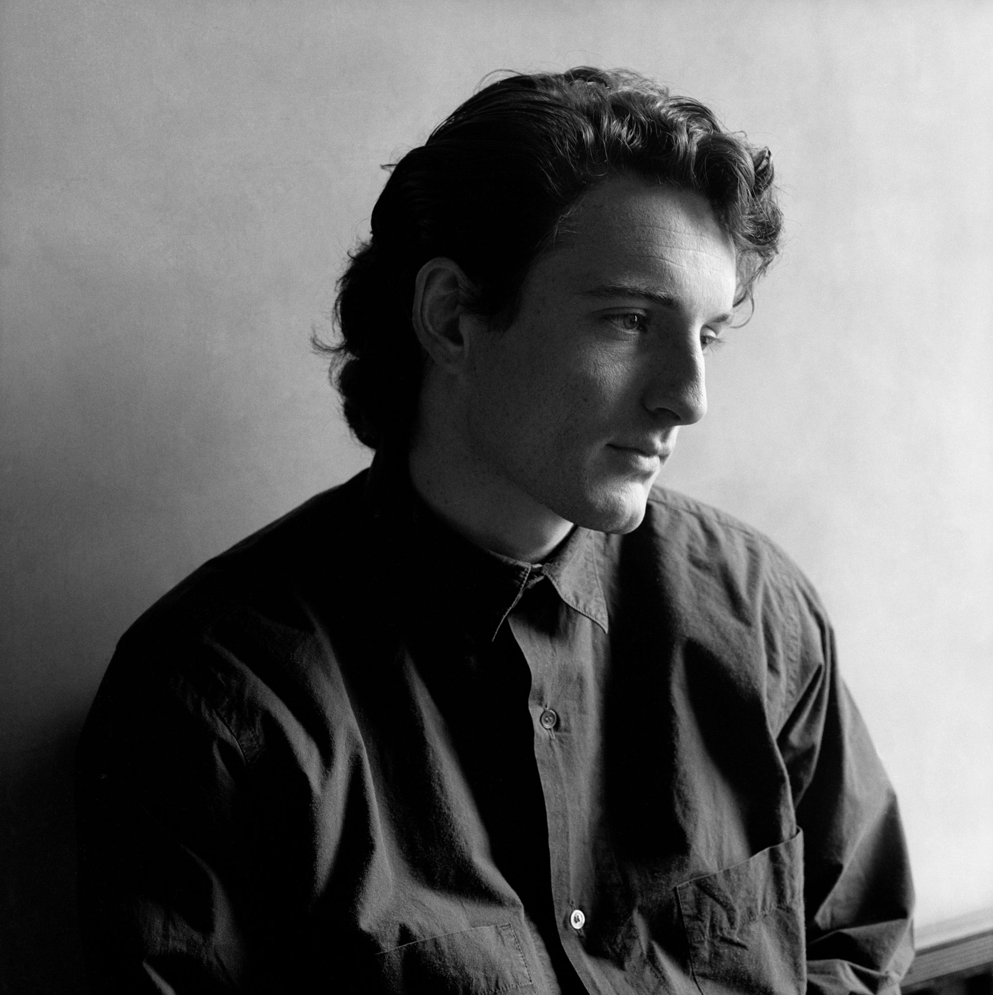 adrienne martyn total control at envy6011, adrienne martyn, adrienne martyn photographer, envy6011, wellington art, black and white portrait photography, Richard Dunedin 1988