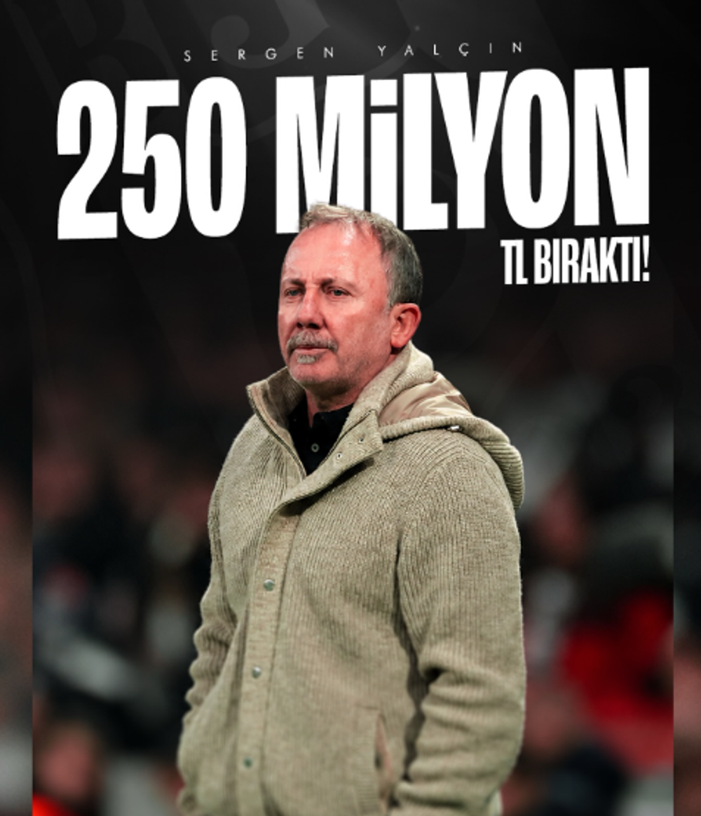 Sergen Yalçın'dan büyük fedakârlık: 250 milyon TL'yi bırakarak ayrıldı!