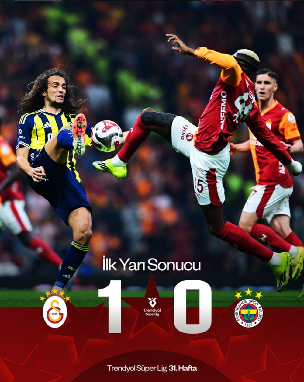 Dev Derbide İlk Gol Osimhen’den! GS 1-0 FB