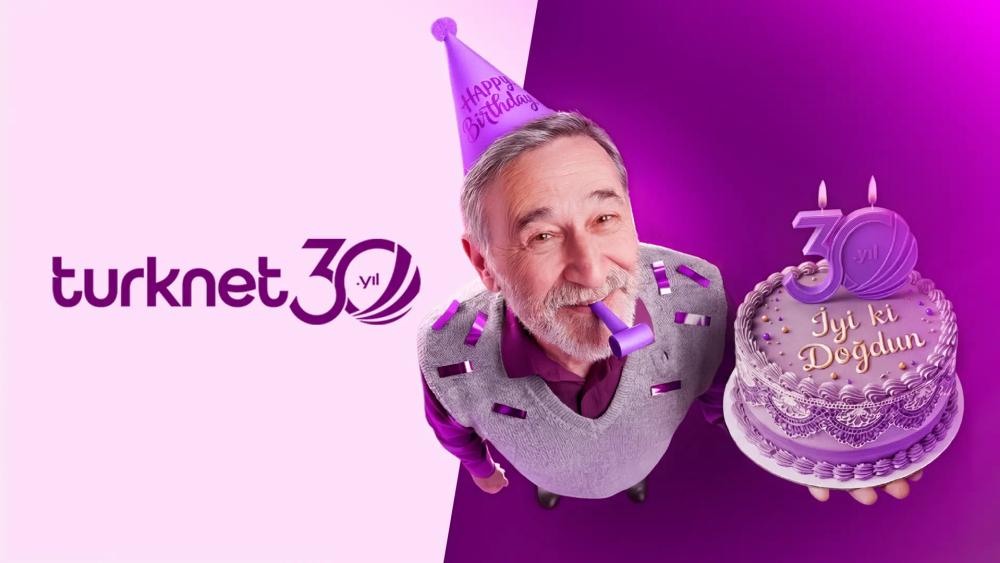TurkNet 30. Yılını Yeni Reklam Kampanyasıyla Kutluyor