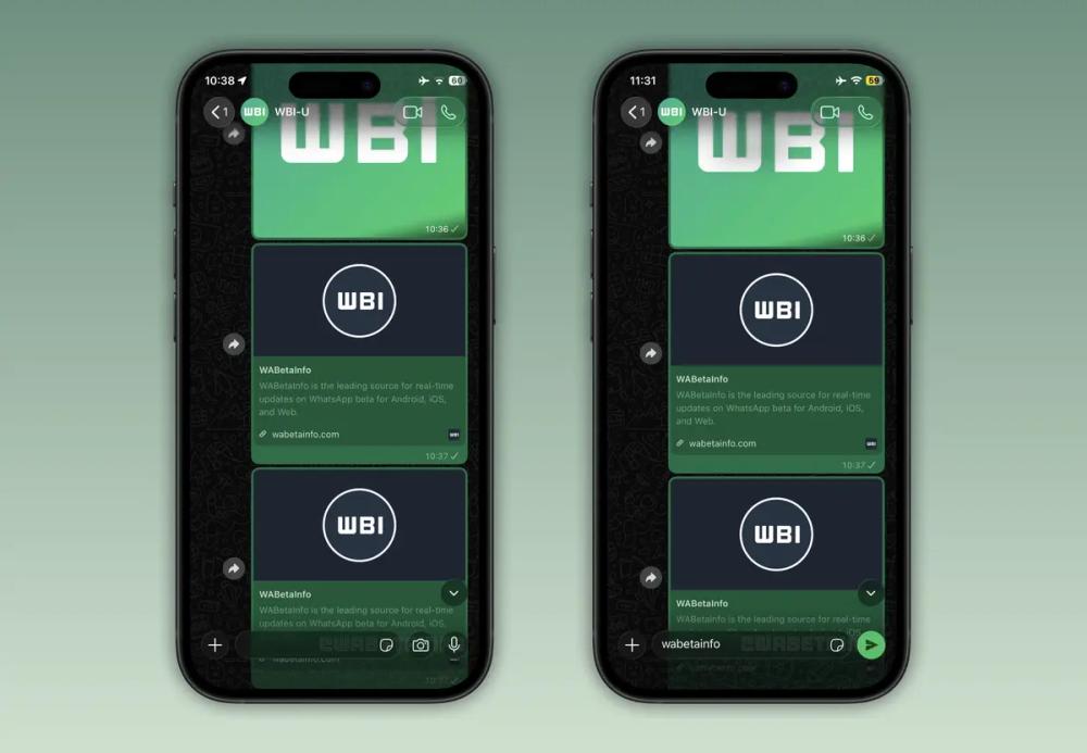 WhatsApp, Sohbet Arayüzü İçin Liquid Glass Tasarımını Test Ediyor