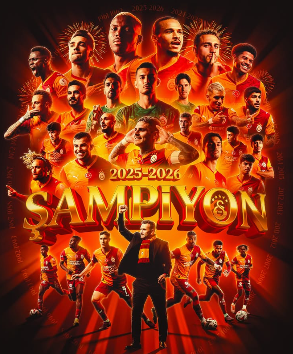 GALATASARAY 2026'DA 26. KEZ ŞAMPİYON! 🏆🔥