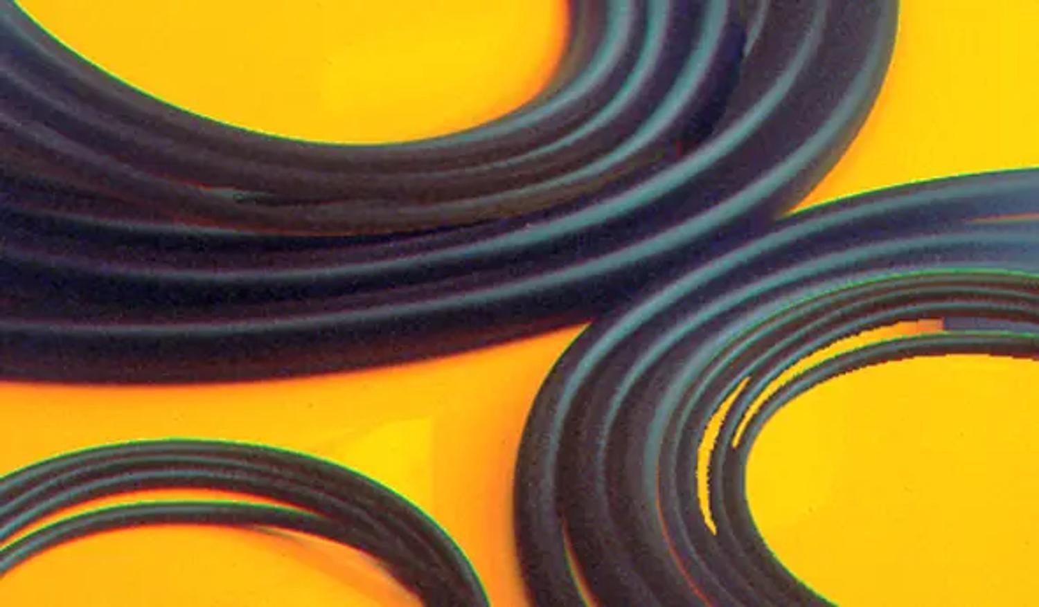 Black viton tubing