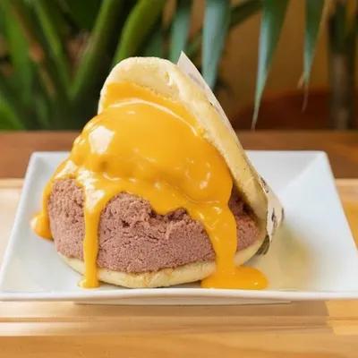 Foto de arepa colegiala