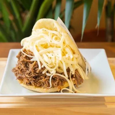 Foto de arepa pelúa