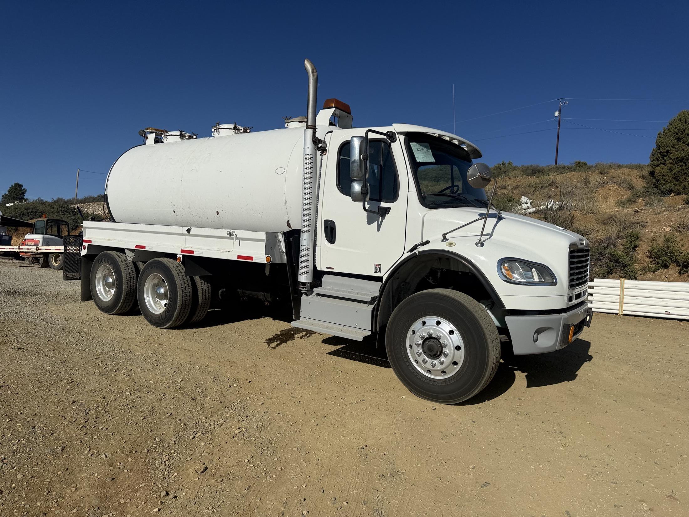 D&S septic pump truck ready for service in Yavapai County