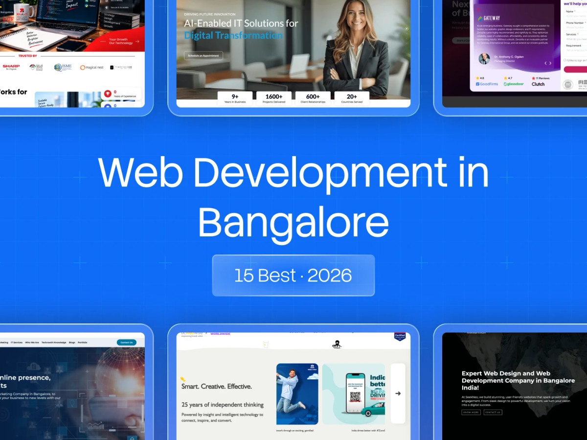 15 Best Web Development Companies in Bangalore (2026)