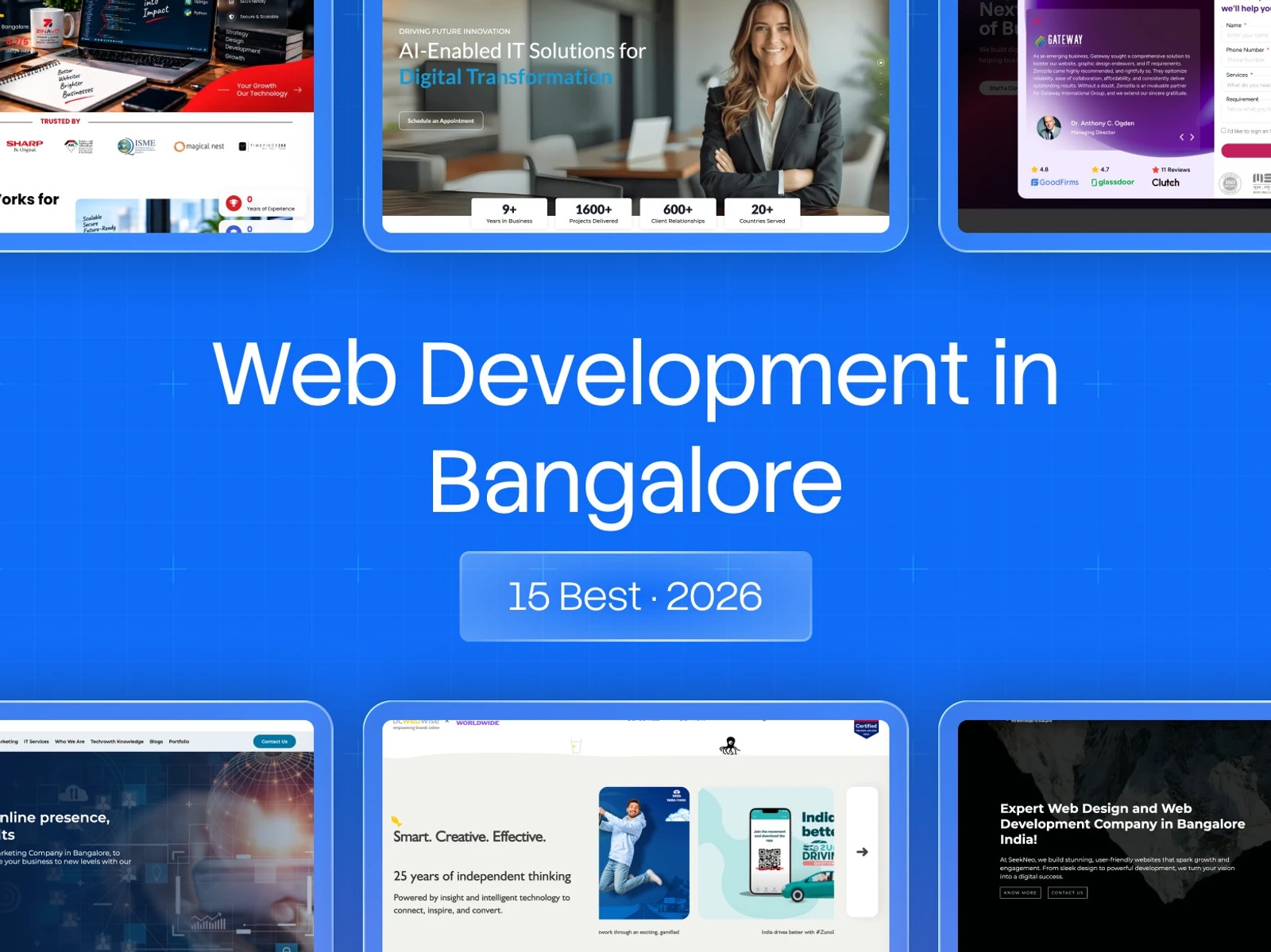 15 Best Web Development Companies in Bangalore (2026)