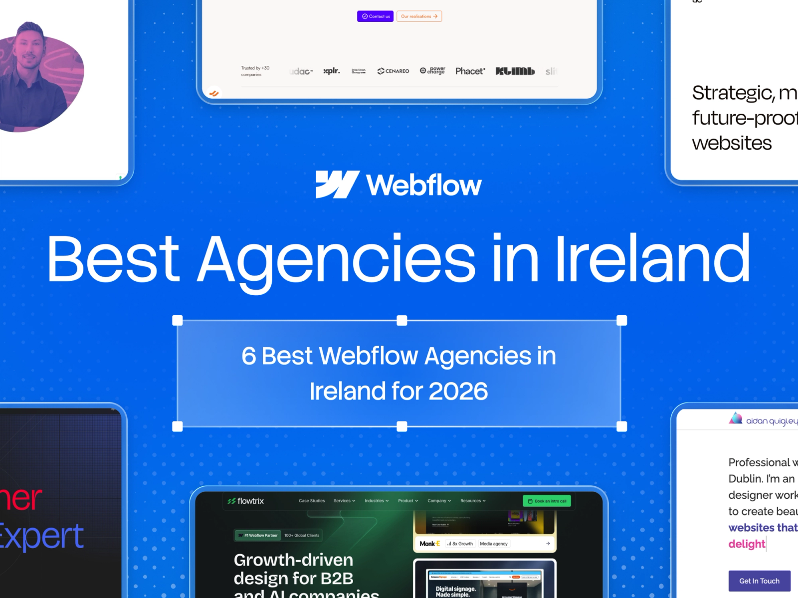 6 Best Webflow Agencies in Ireland for 2026 (Honestly Reviewed)