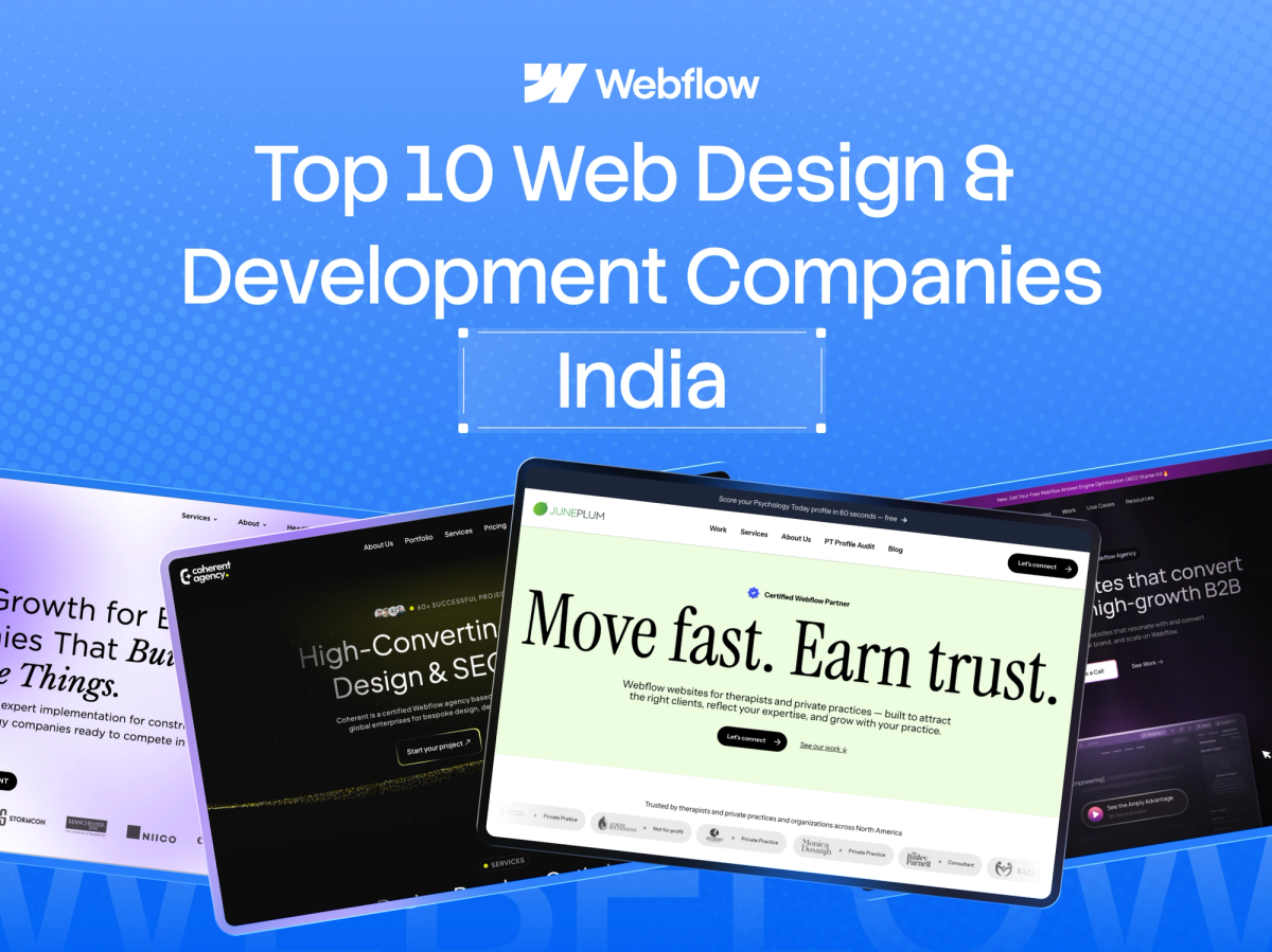 Top 10 Web Design & Development Companies in India for 2026