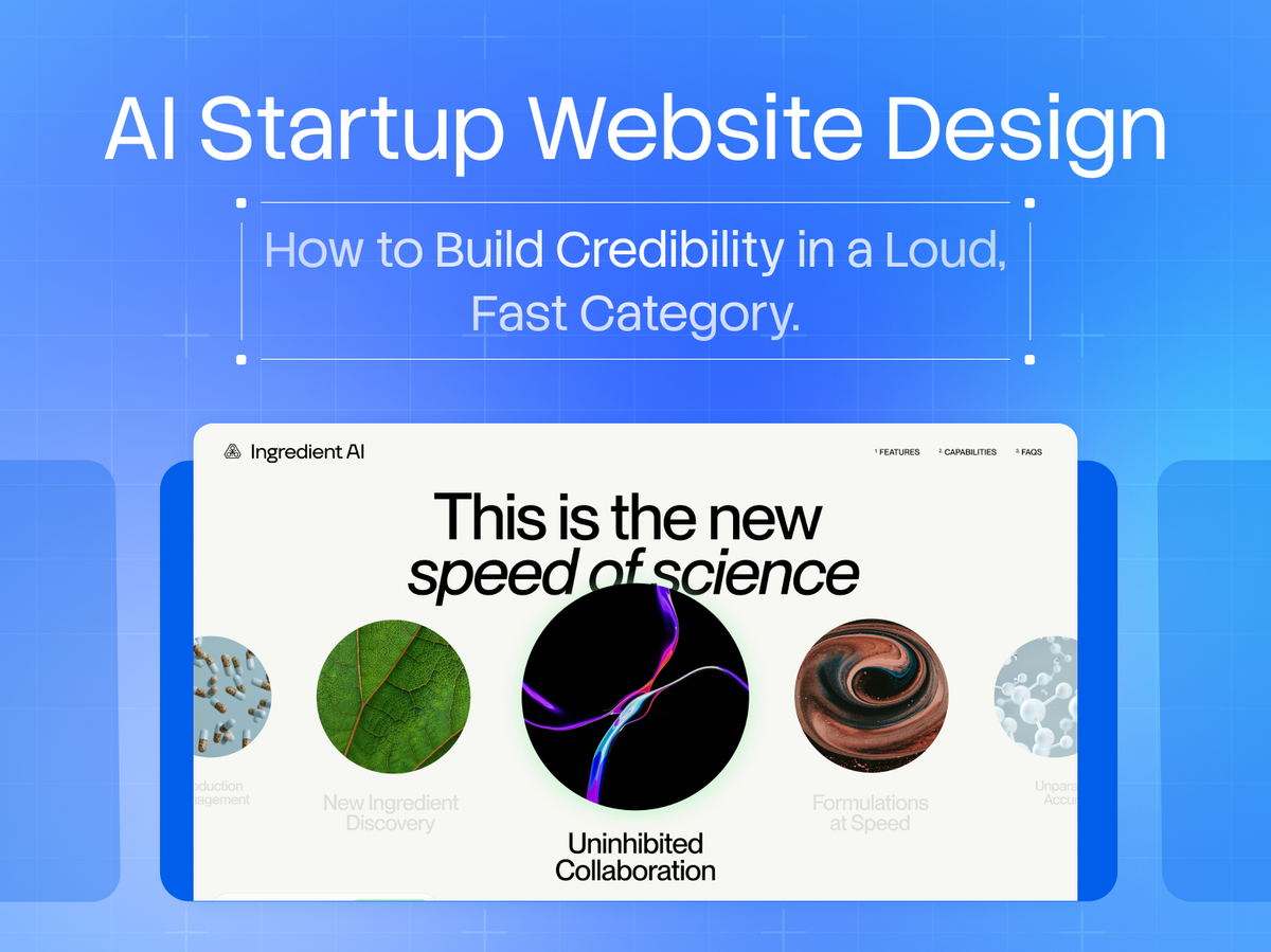 AI Startup Website Design in 2026: How to Build Credibility in a Loud, Fast Category
