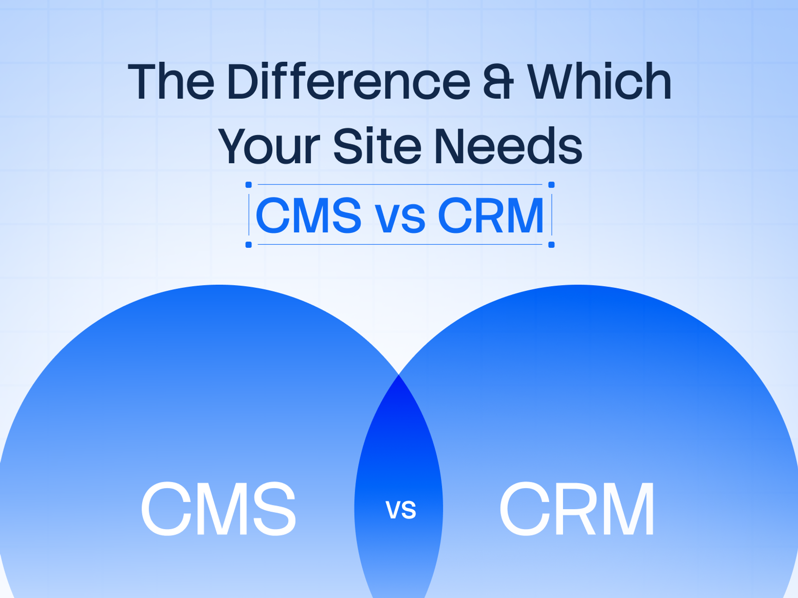 CMS vs CRM: The Difference & Which Your Site Needs
