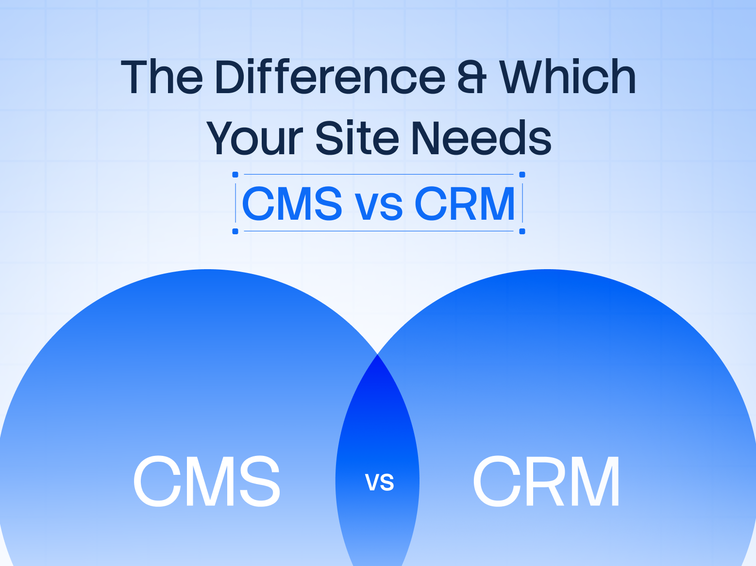 CMS vs CRM: The Difference & Which Your Site Needs