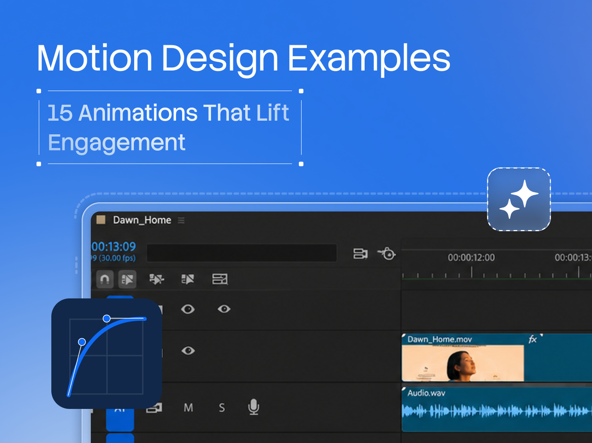 Motion Design Examples: 15 Animations That Lift Engagement