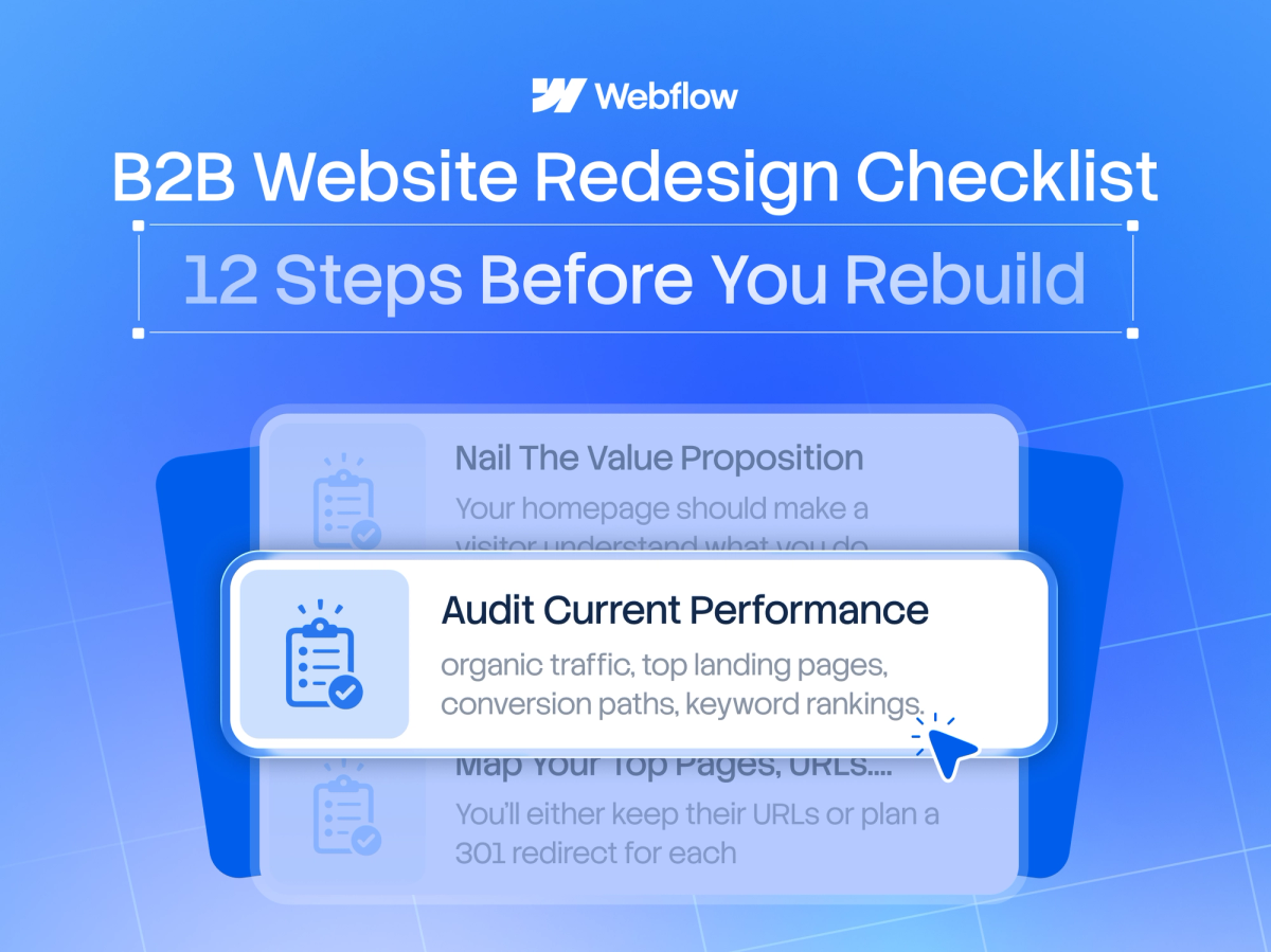 The B2B Website Redesign Checklist: 12 Steps Before You Rebuild