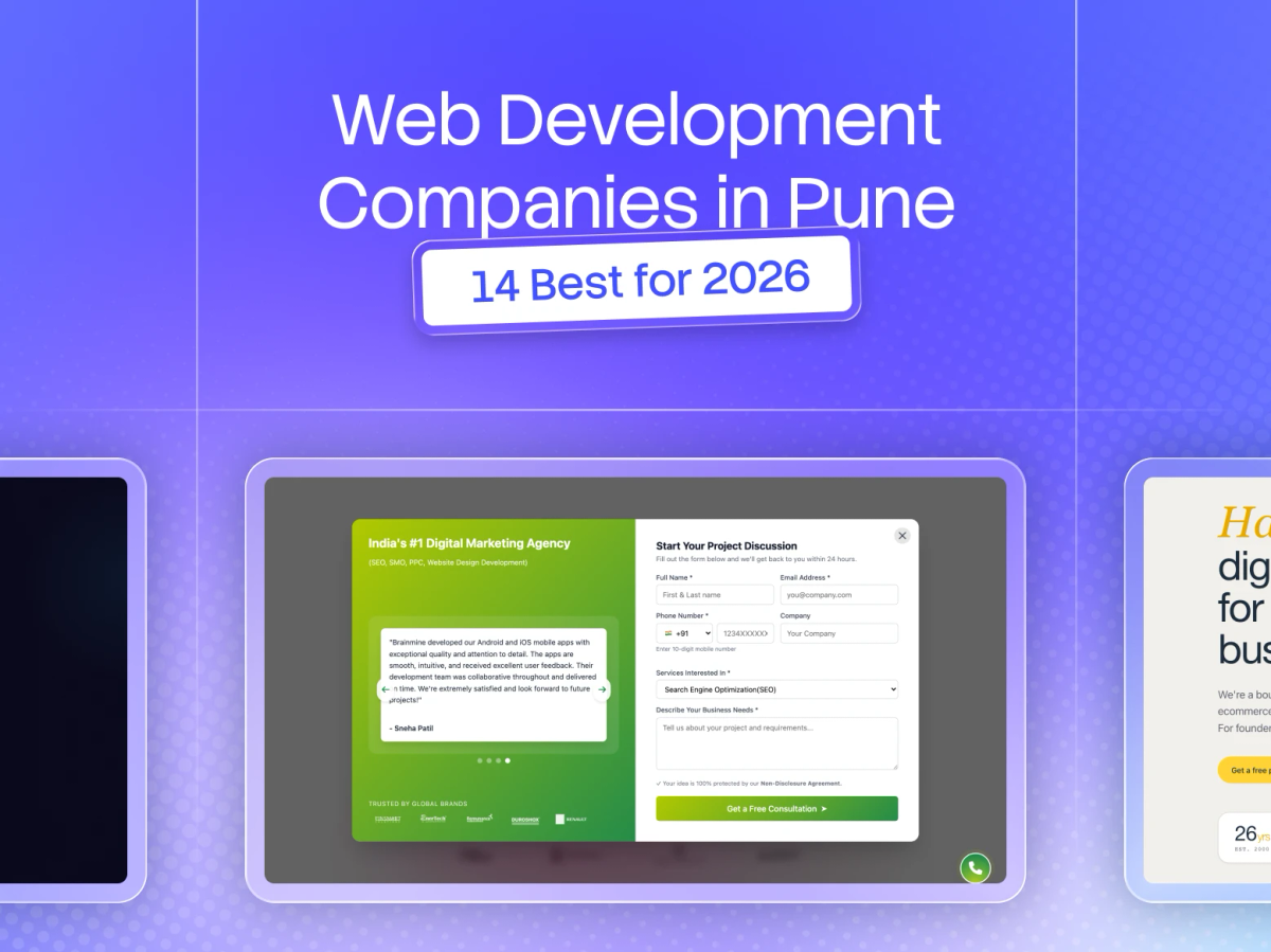 14 Best Web Development Companies in Pune (2026)