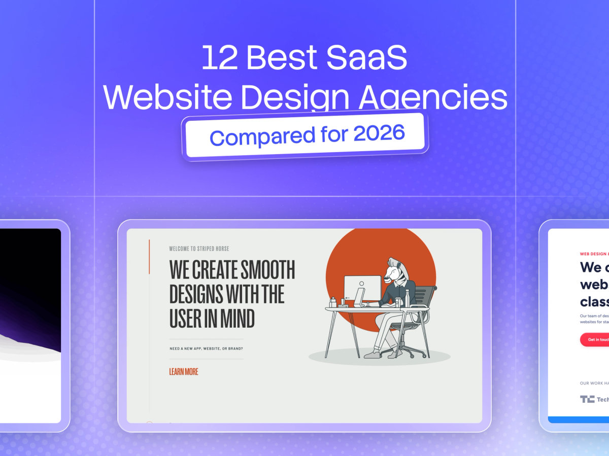 12 Best SaaS Website Design Agencies in 2026