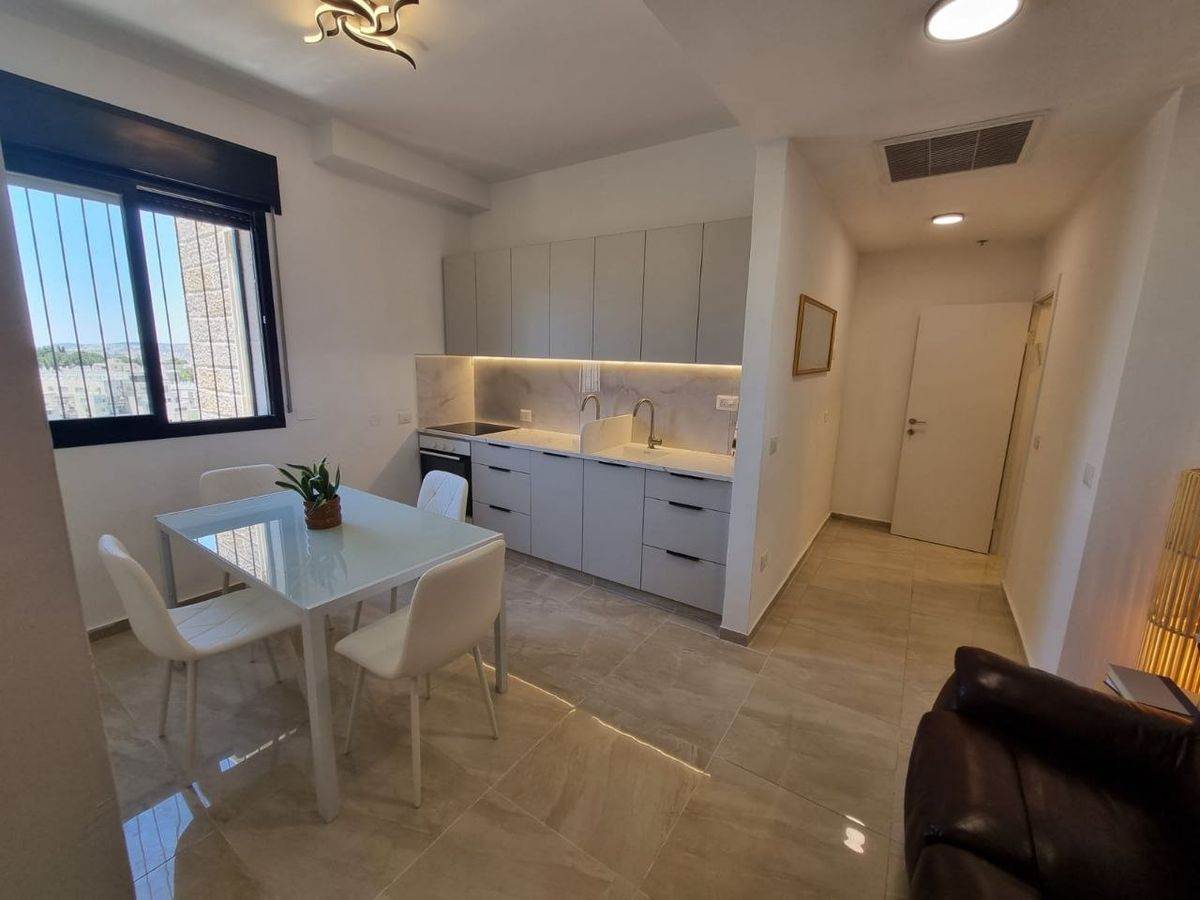 ove-In Ready 1BR in Romema, New Building, No Tivuch, 7,800 NIS