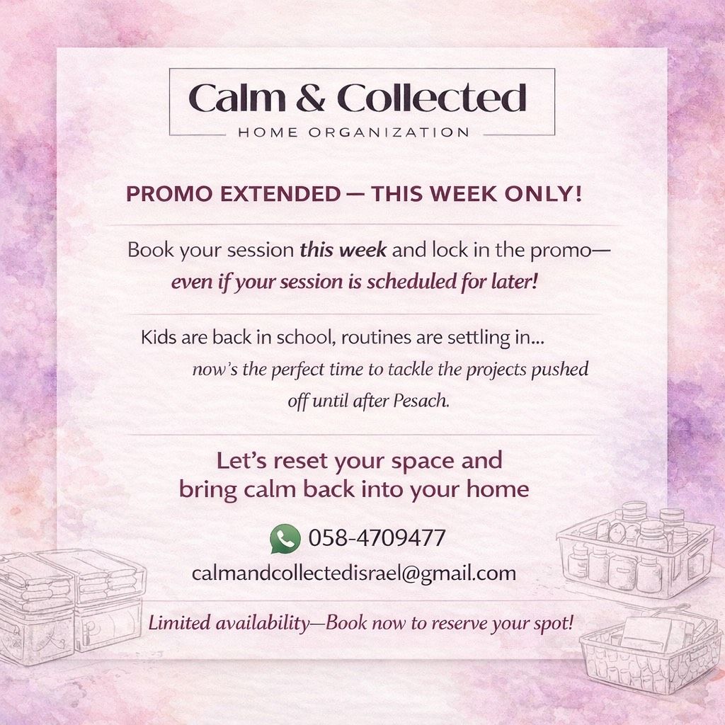 Calm and Collected Home Organization