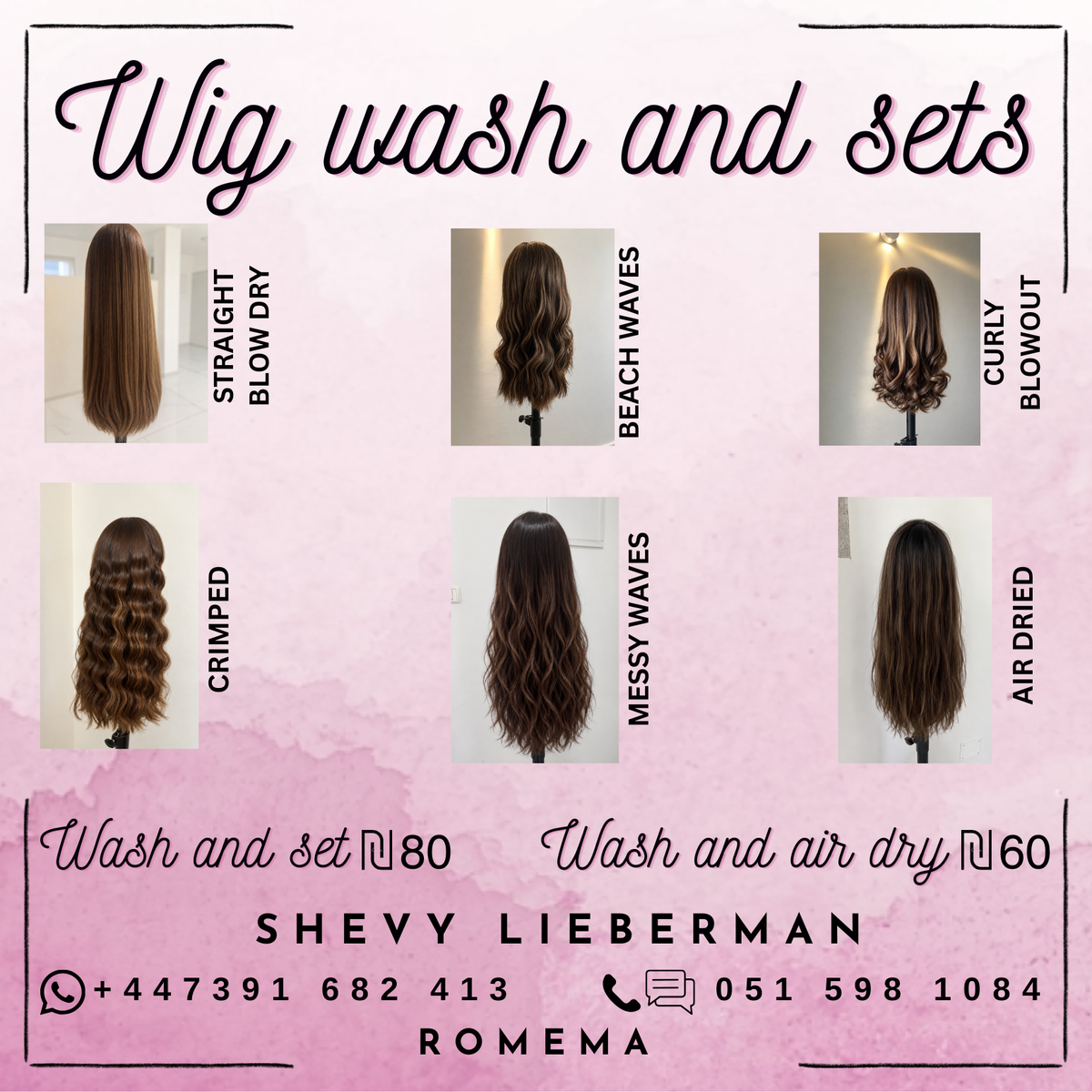 Wash and sets by Shevy