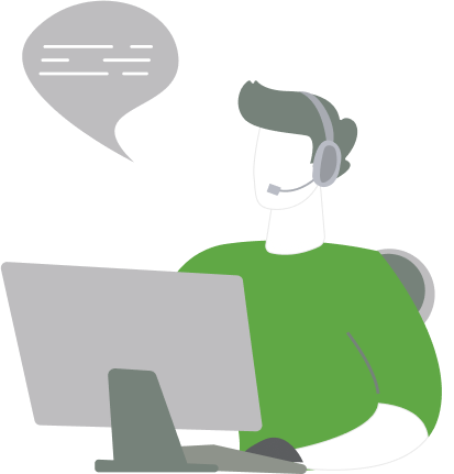 man using a computer