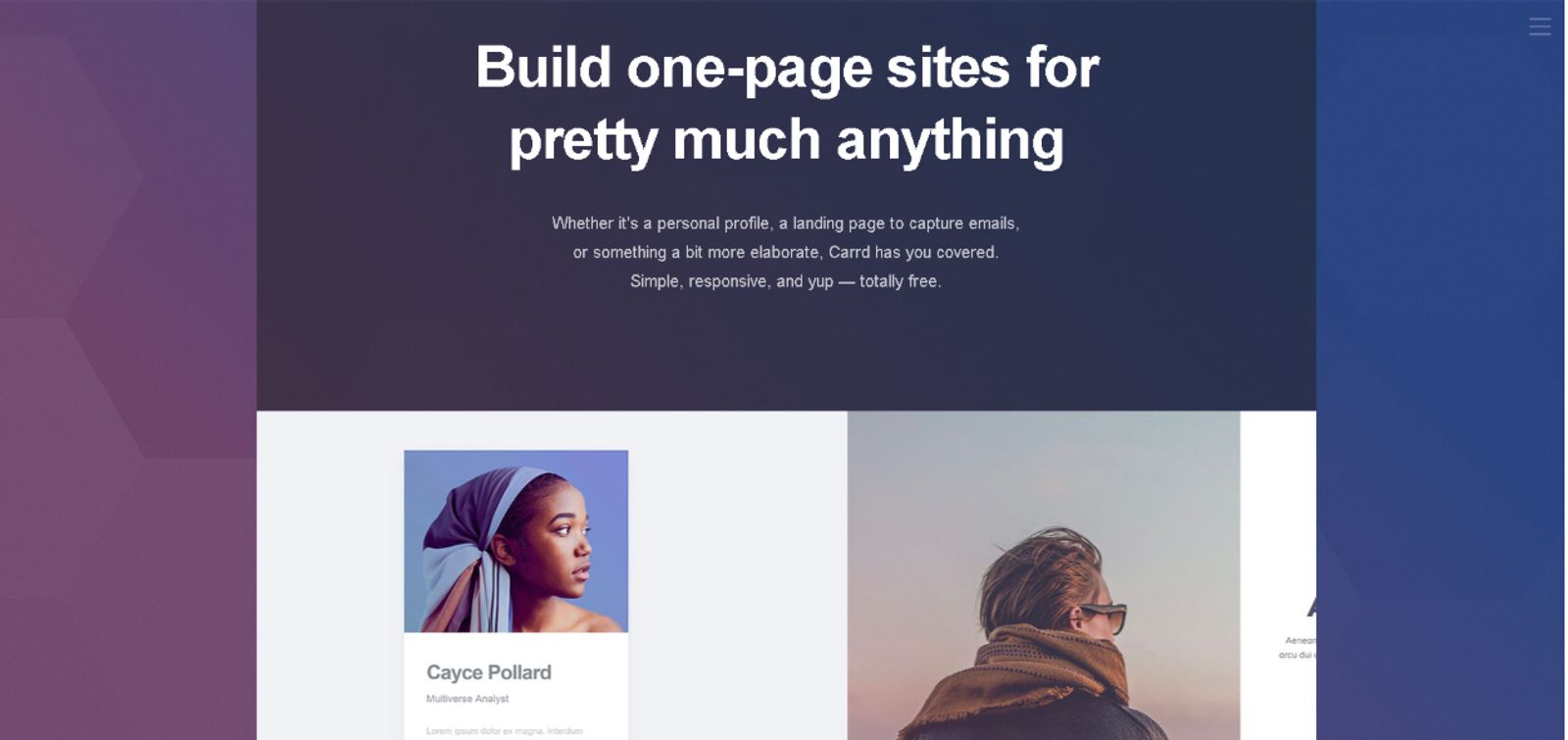 carrd for small businesses