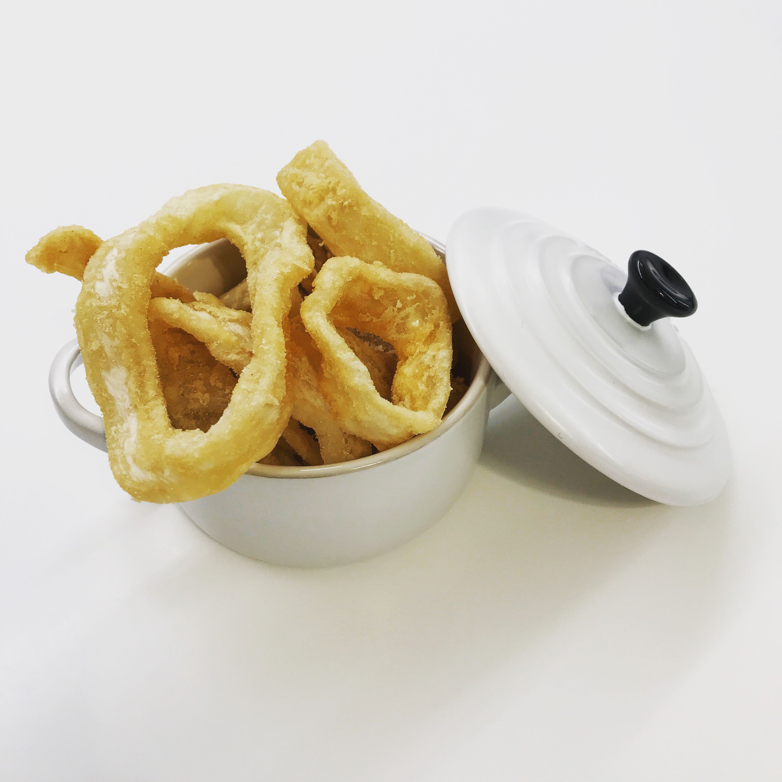 Anelli di calamari fritti