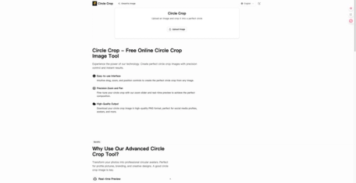 image of circle crop