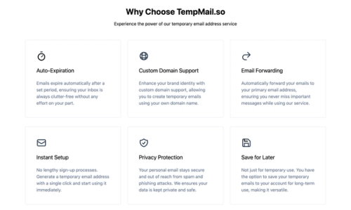 image of Tempmail.so