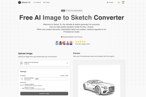 image of Sketch To