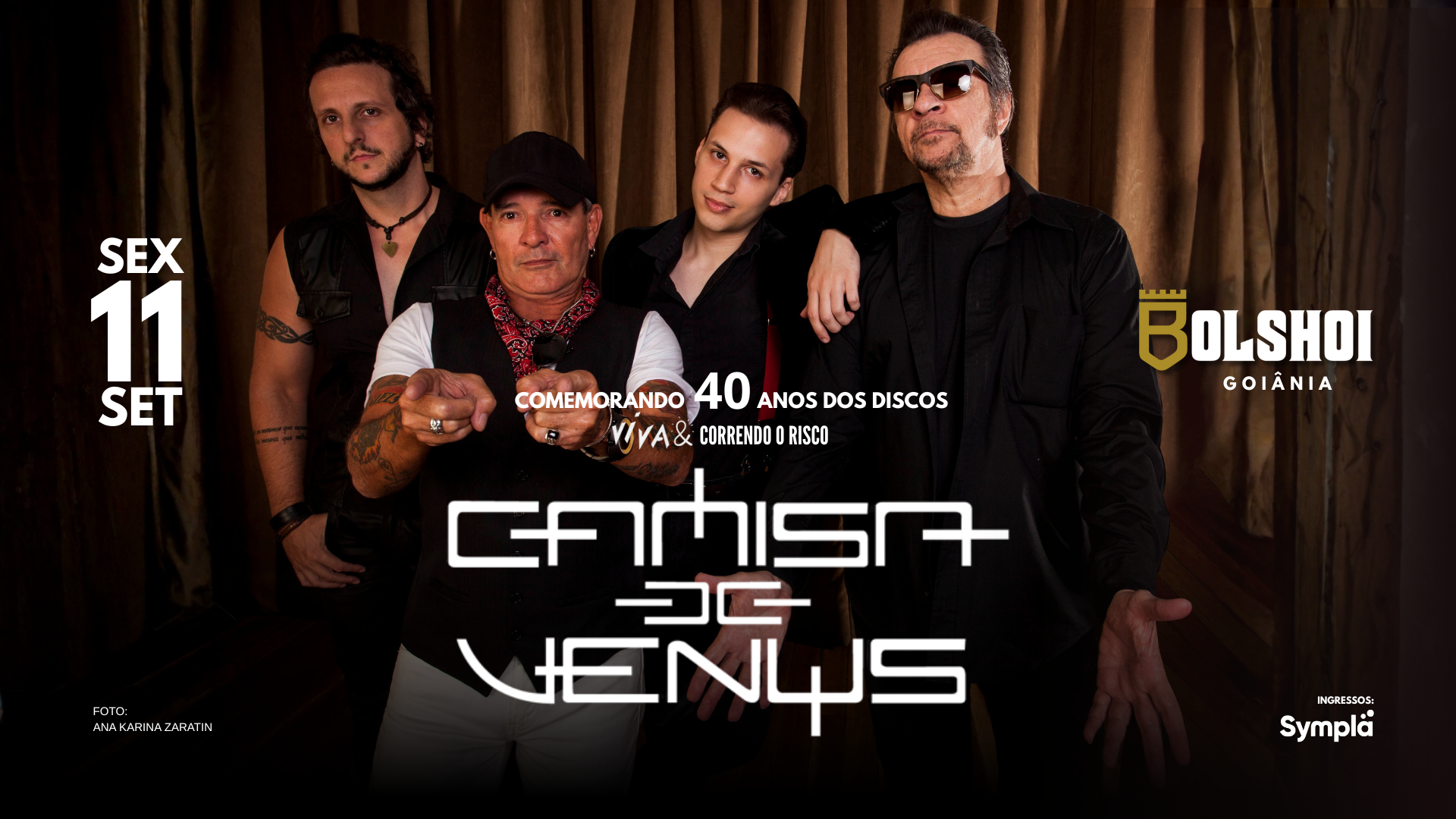 Camisa de Vênus — 11 de Setembro, 2026 | Bolshoi Pub